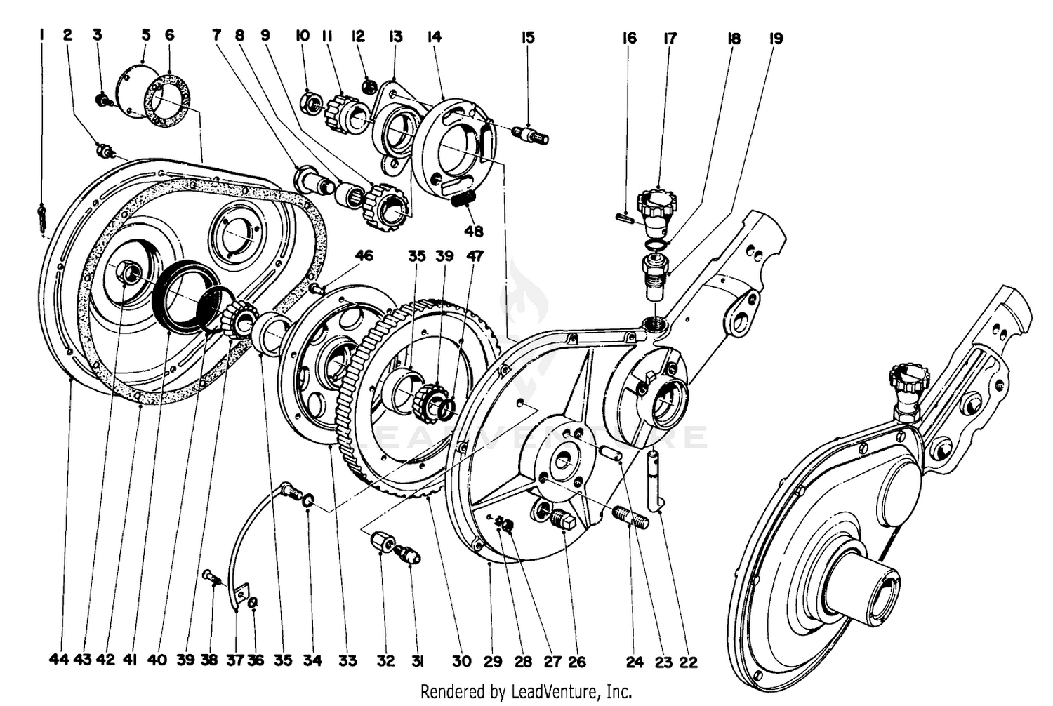 Roughmaster Gang Mower Main Assembly