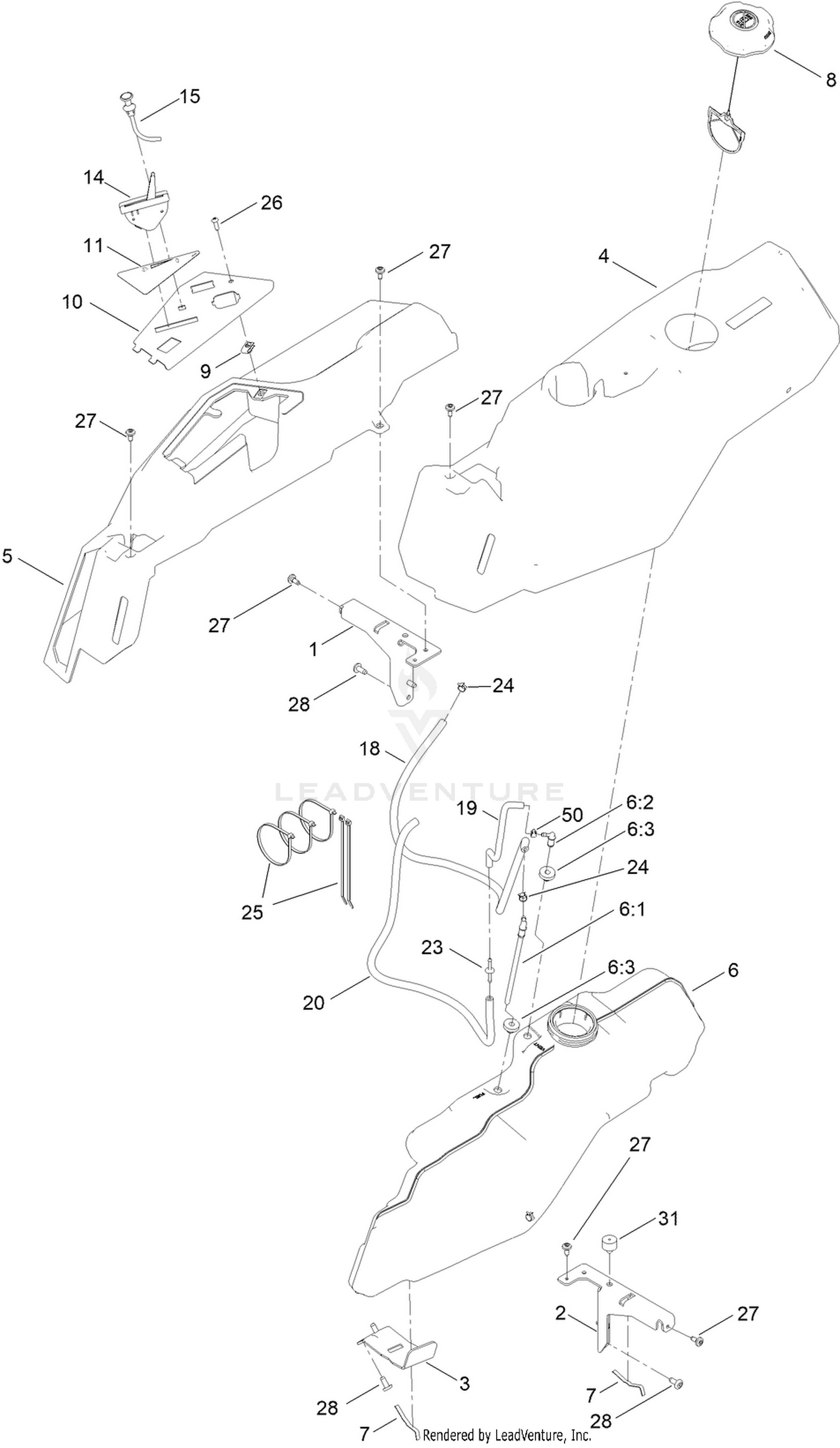 Fuel and Body Styling Assembly