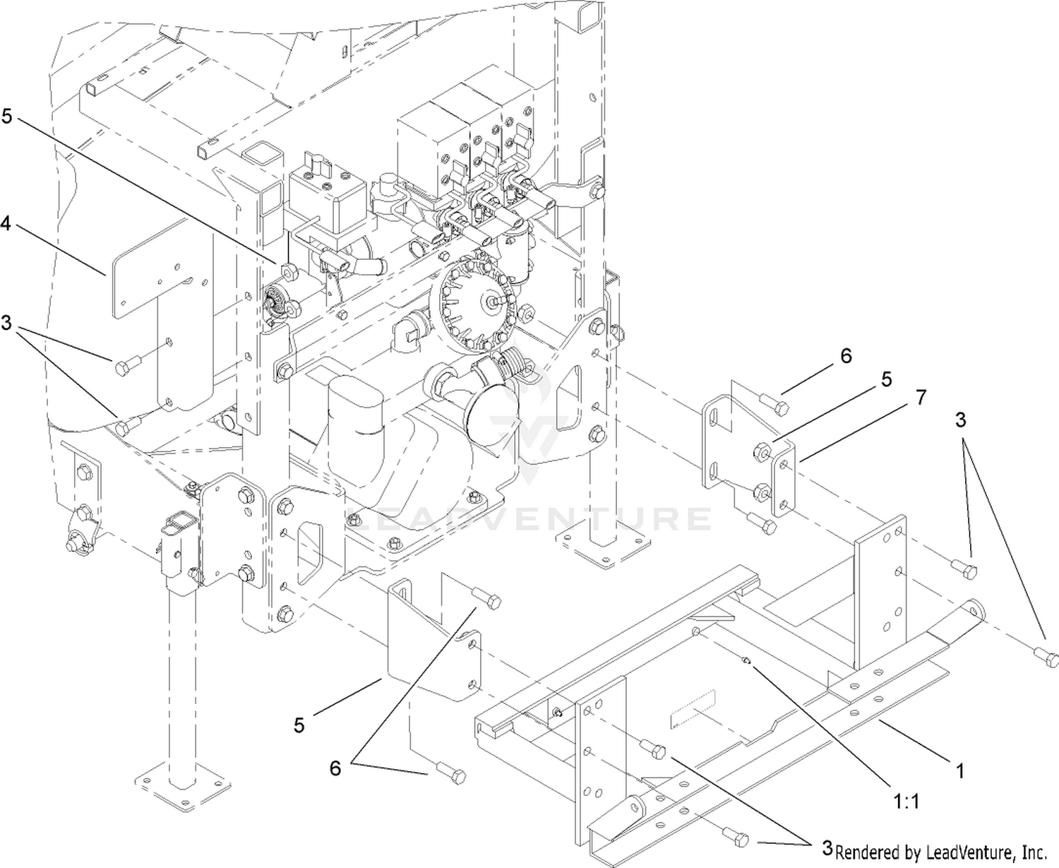 Enclosed Boom Mounting Assembly