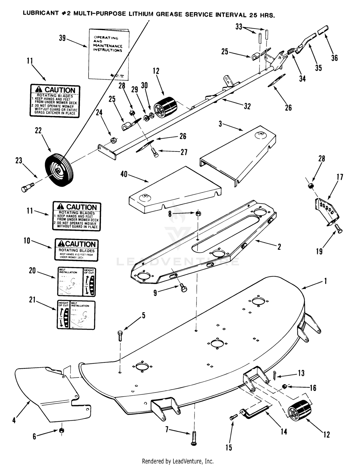 Side Discharge Mower-42 In.(107 Cm) (vehicle Identification Number 05-42ms04)