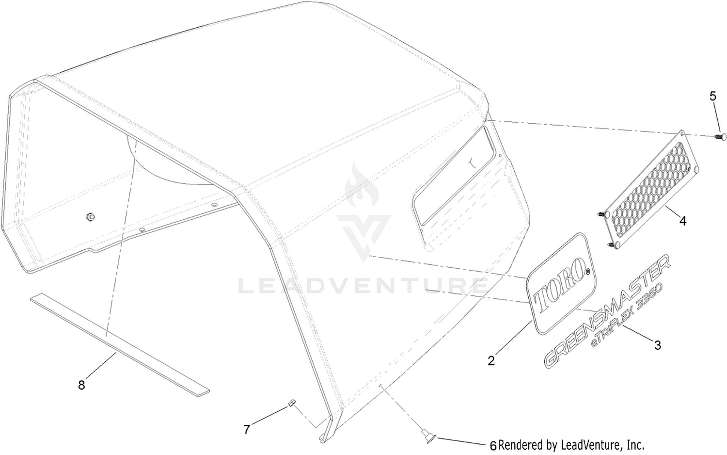 Hood Assembly No. 139-8316