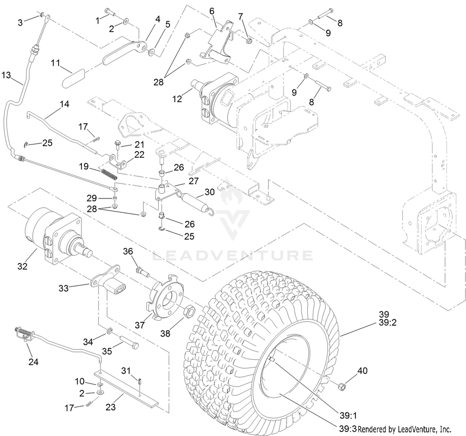 Rear Wheel Assembly