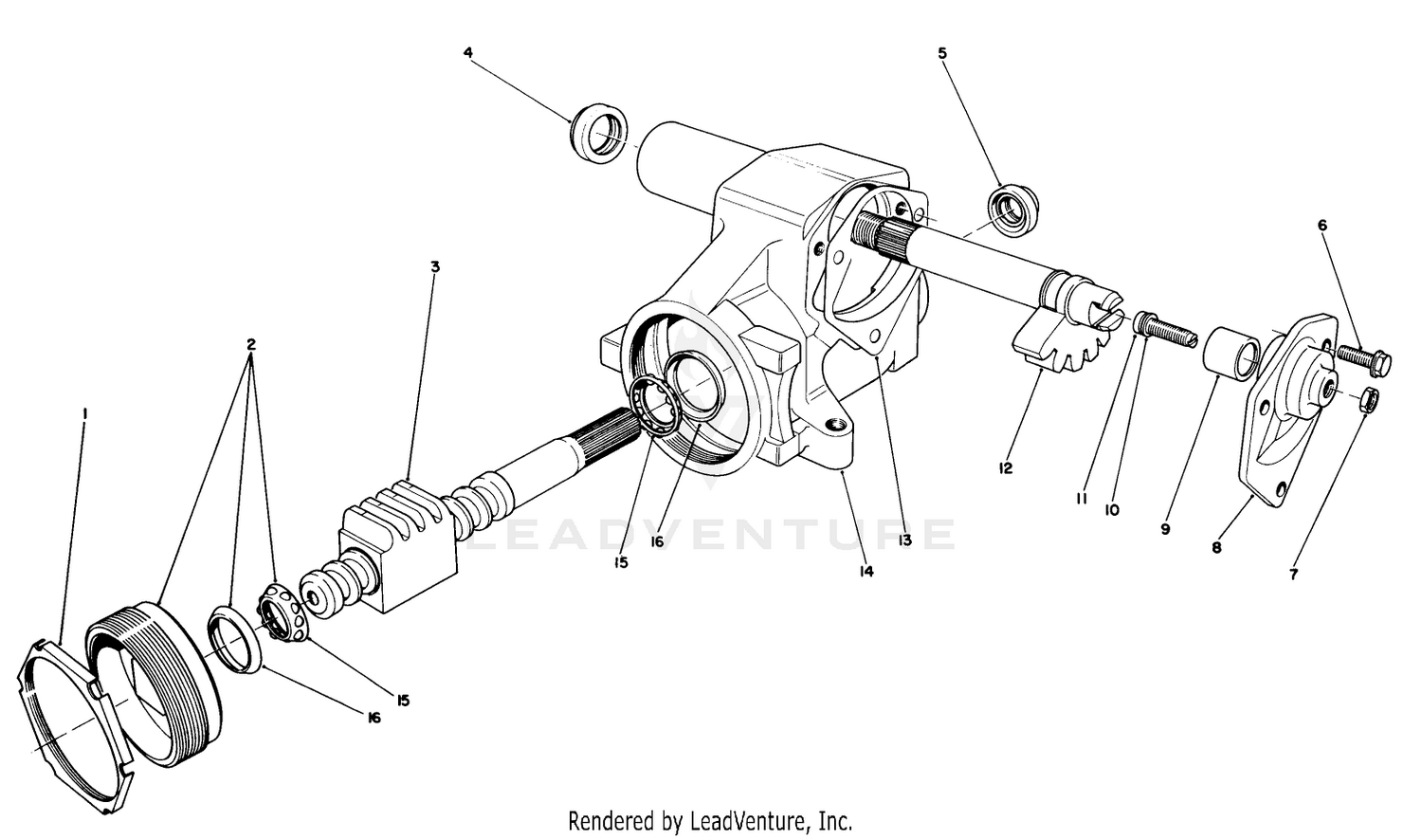 Steering Gear Assembly No. 41-8820