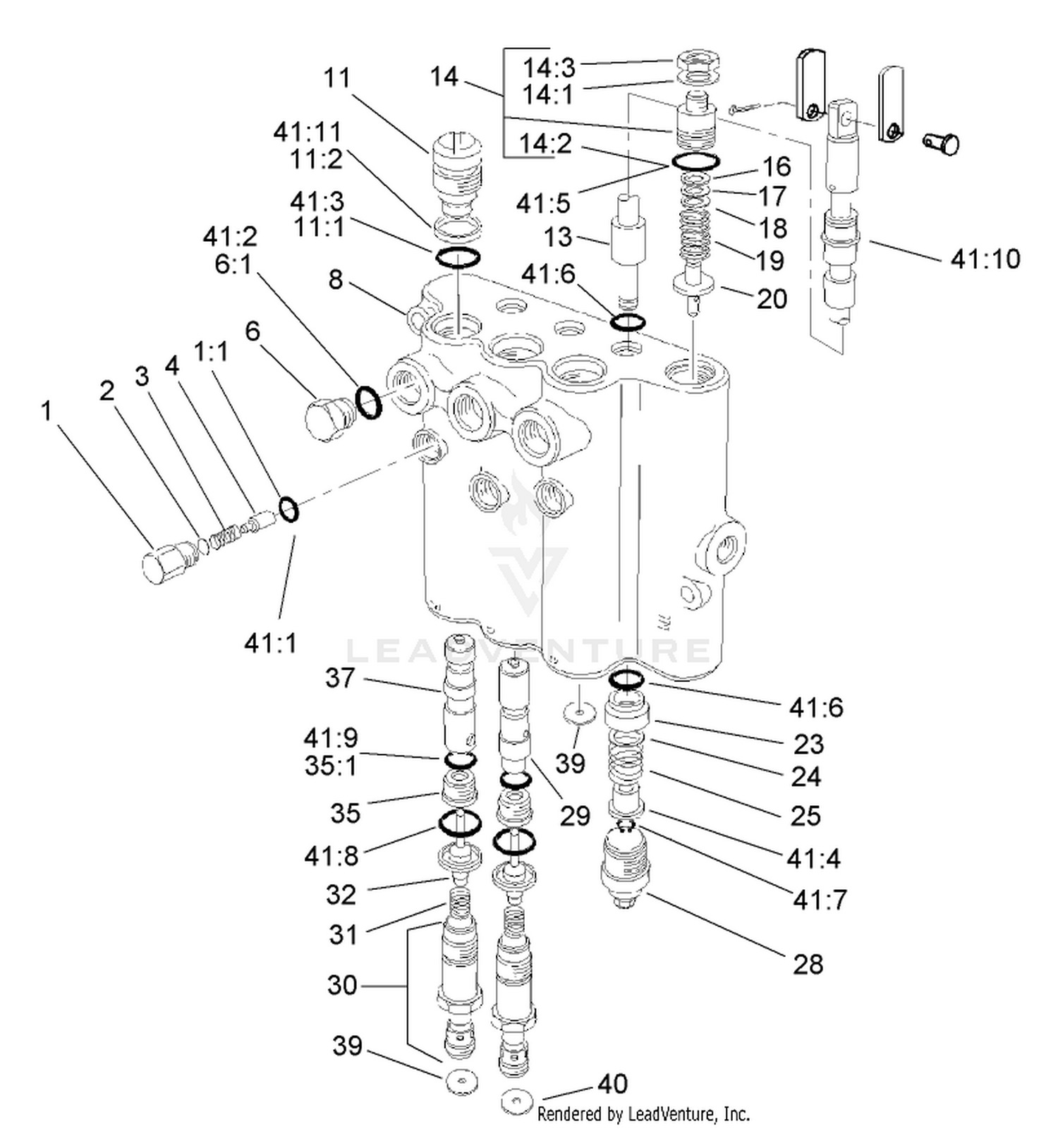 Control Valve Assembly No. 93-1432