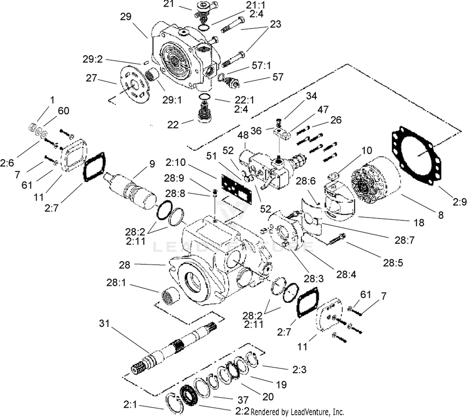 Piston Pump Assembly No. 110-0464