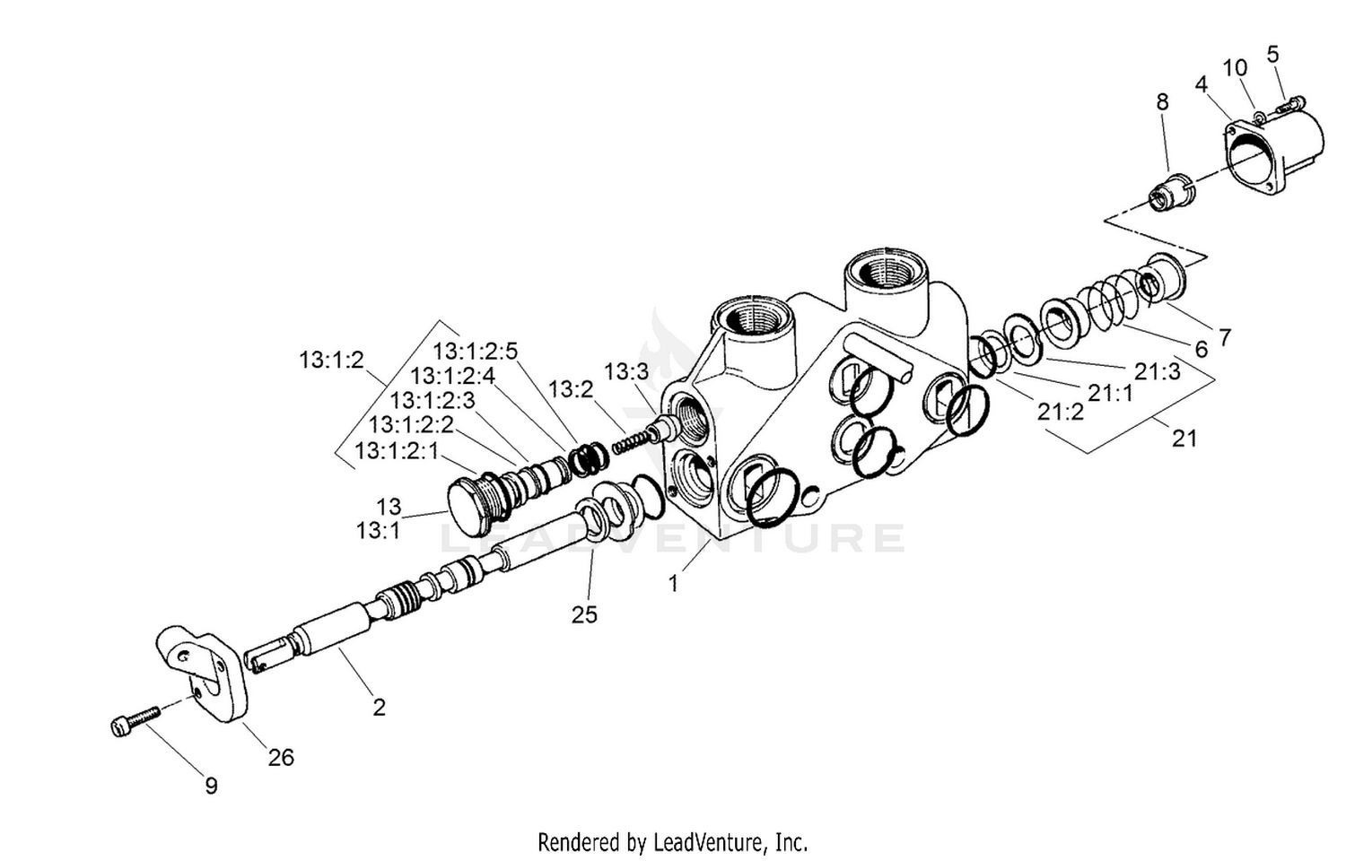 Spool Valve Section Assembly No. 63-8520