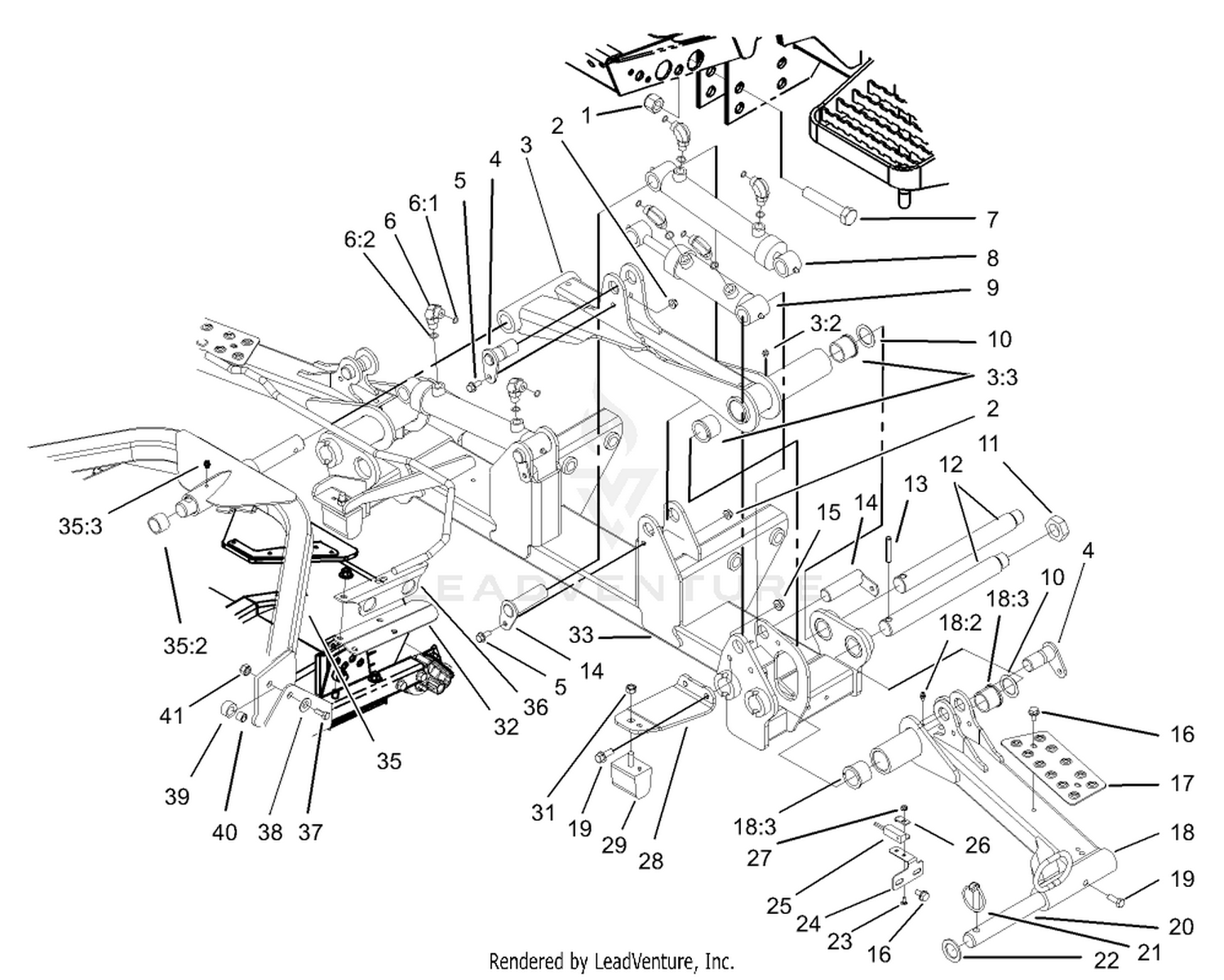 Front Lift Arm Assembly