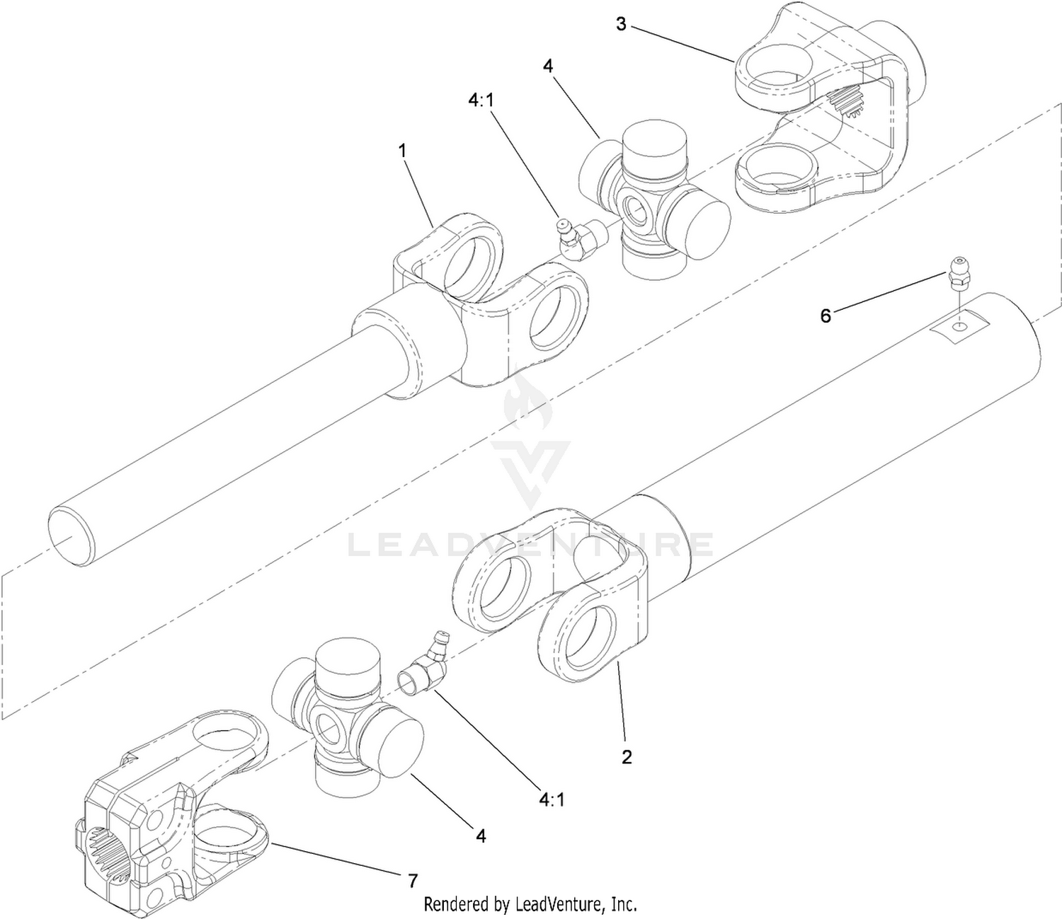 Drive Shaft Assembly No. 93-9962