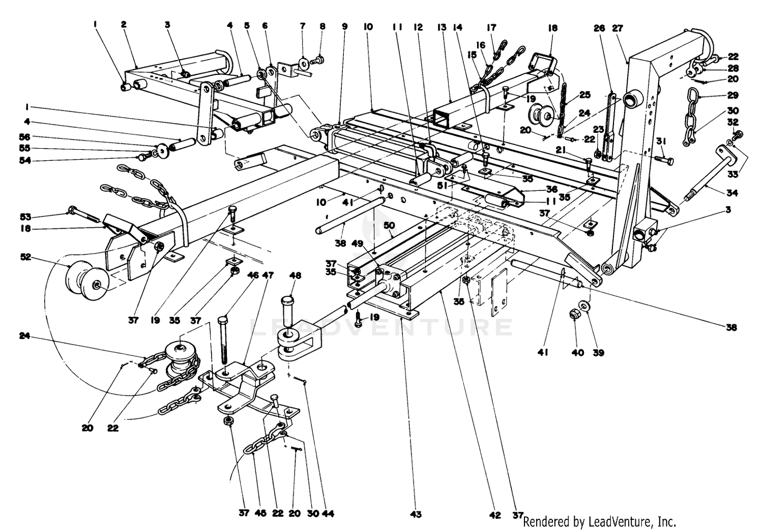 Main Frame Assembly-Rear