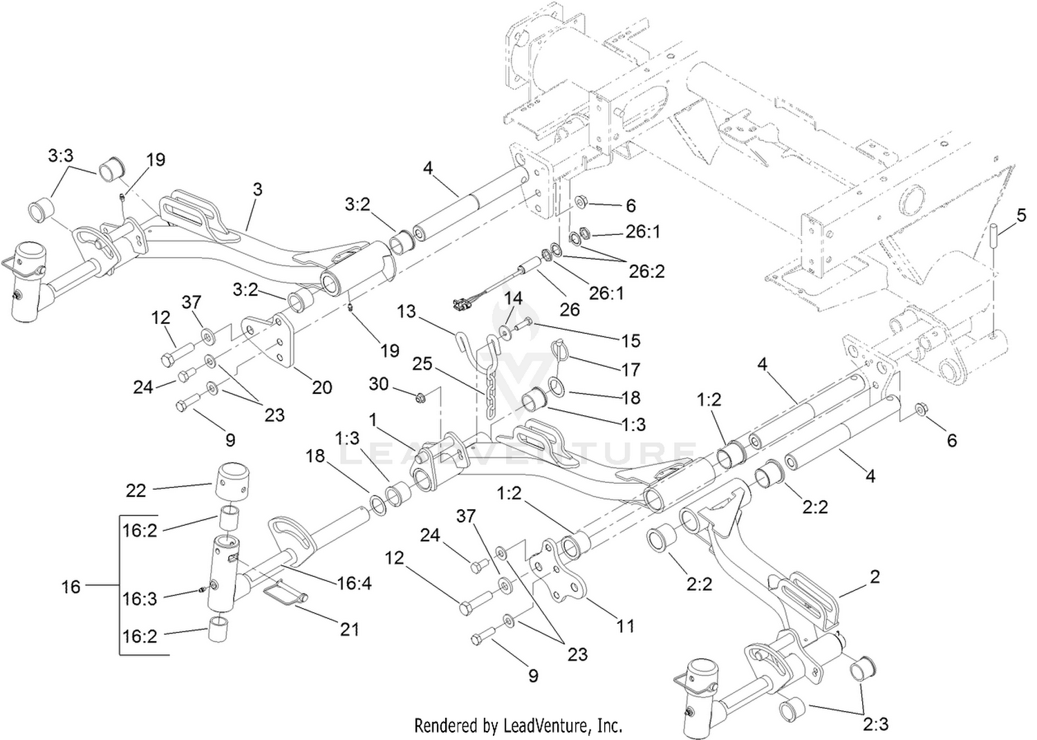Front Lift Arm Assembly