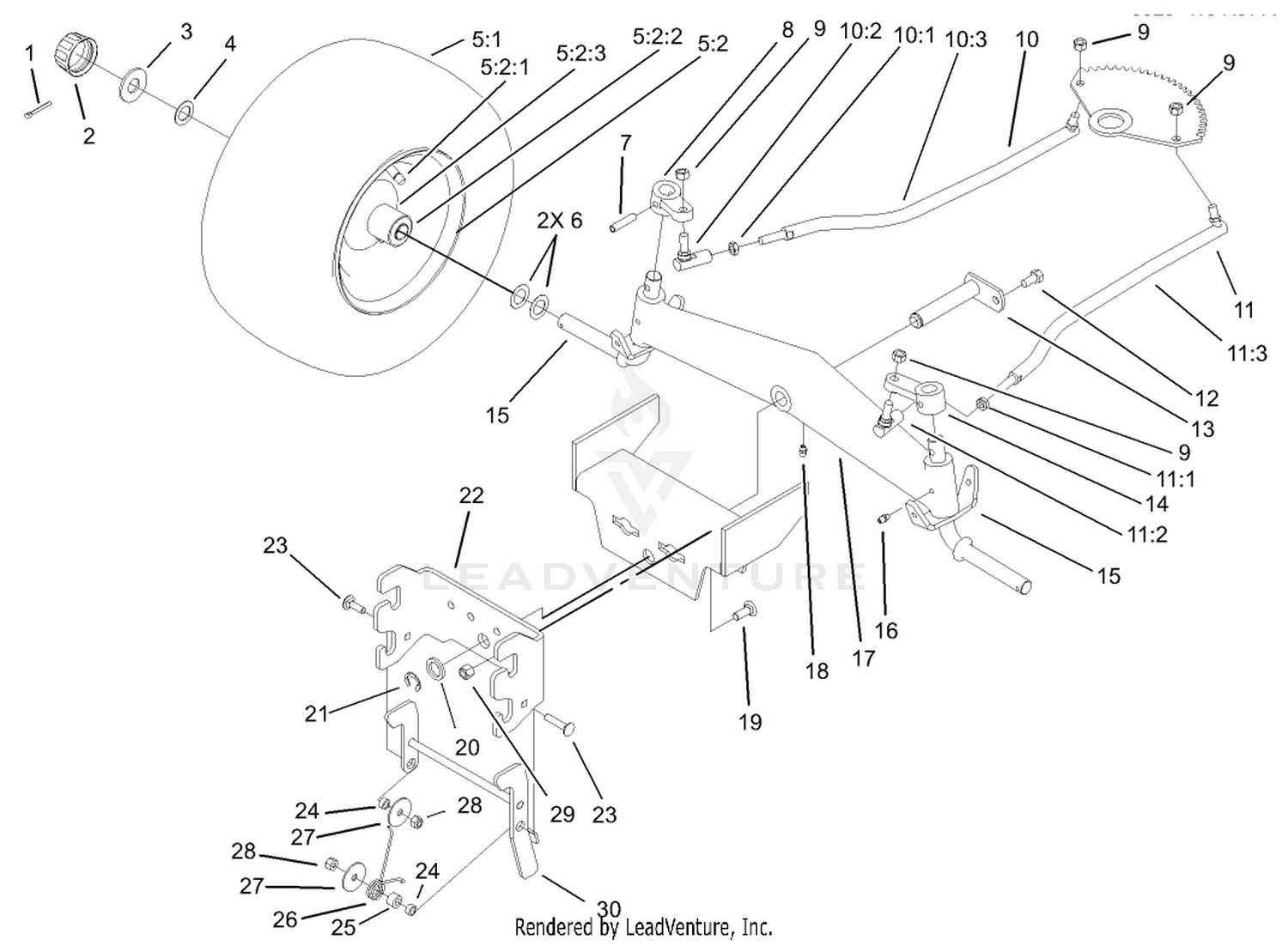 Front Axle and Front Hitch Assembly