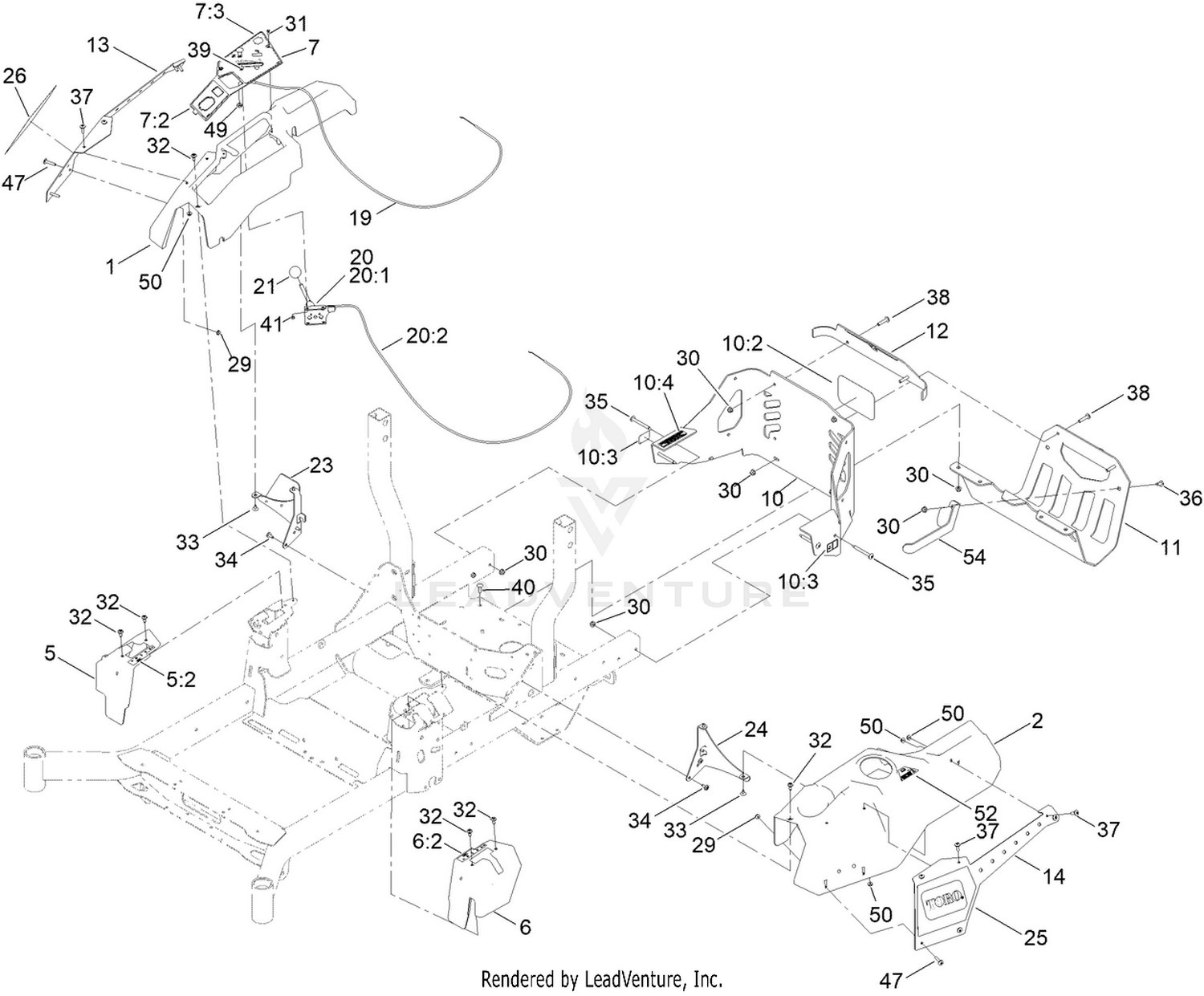 Console and Guard Assembly