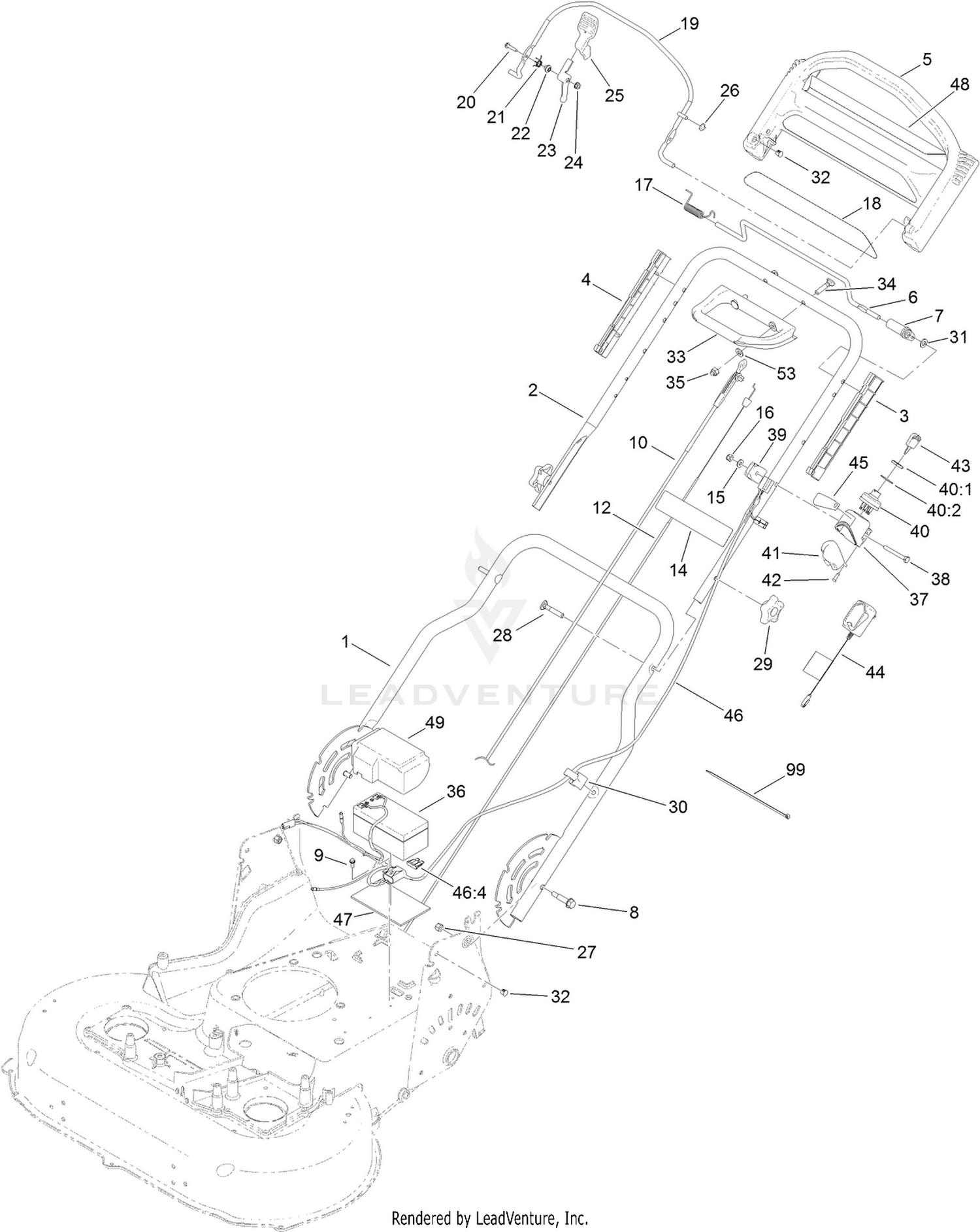 Handle and Electrical Assembly