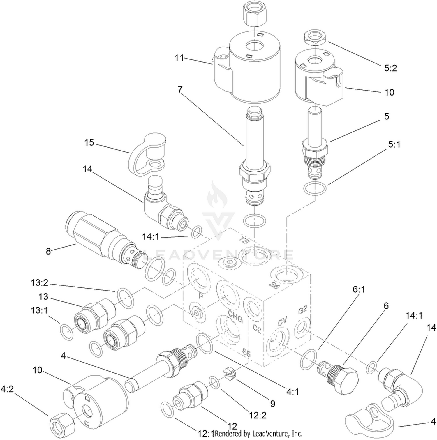Lift Manifold Assembly No. 117-2388