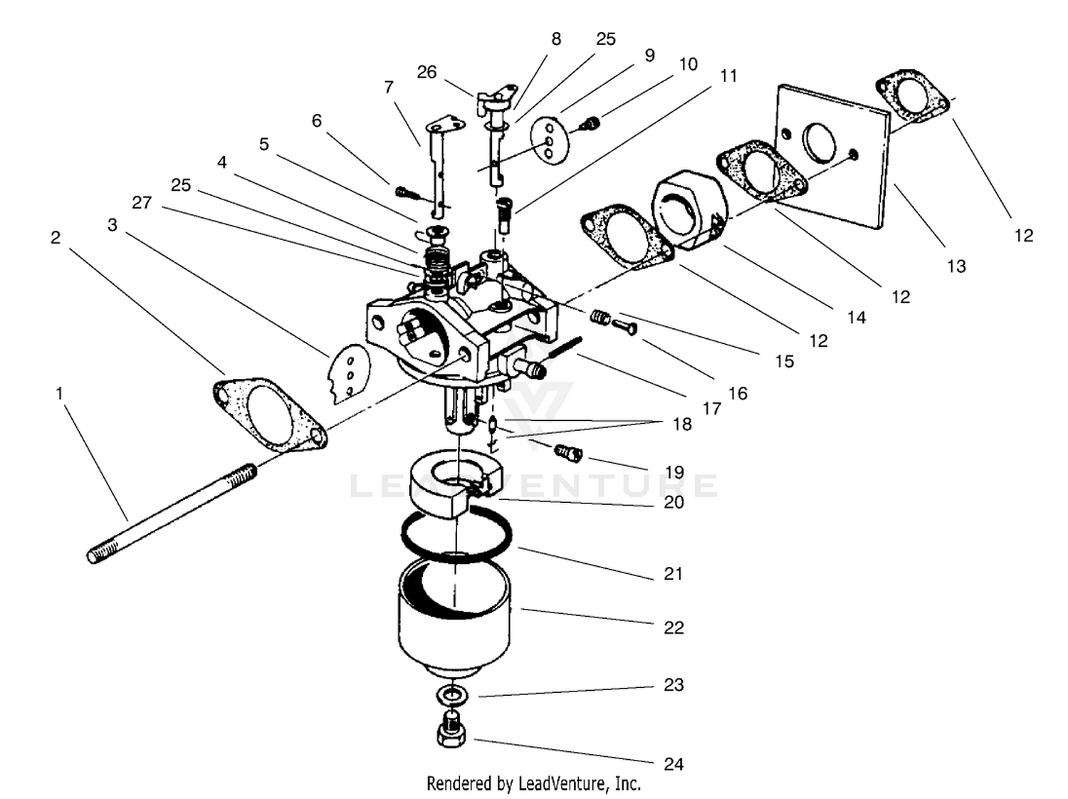 Carburetor Assembly (model No. 47pt7-3)