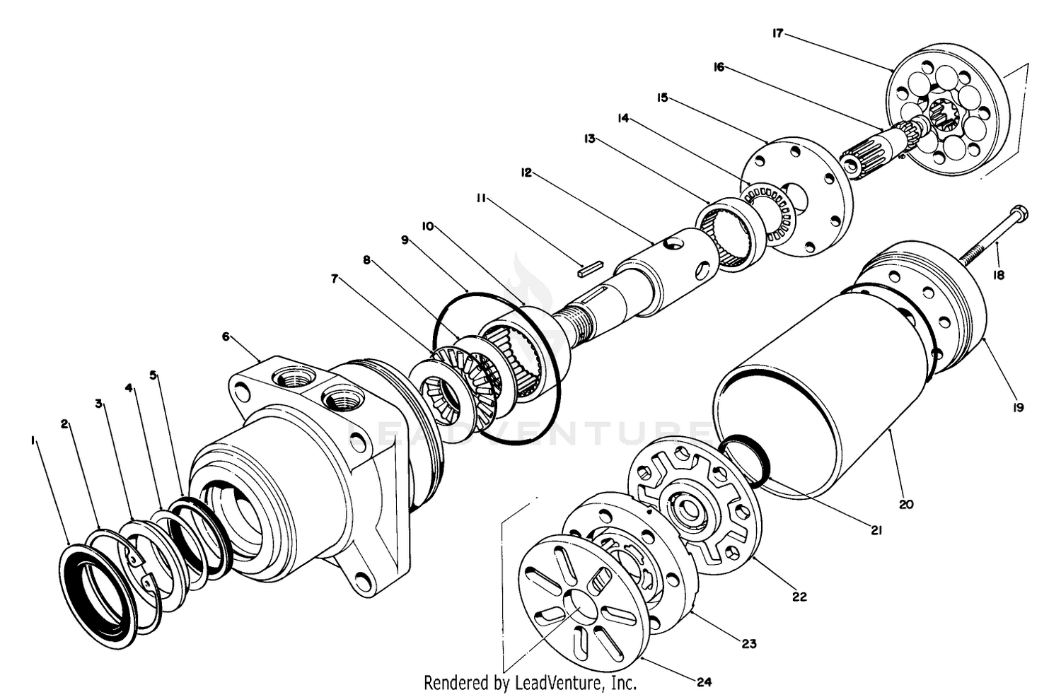 No. 10-8010 Hydraulic Drive Motor