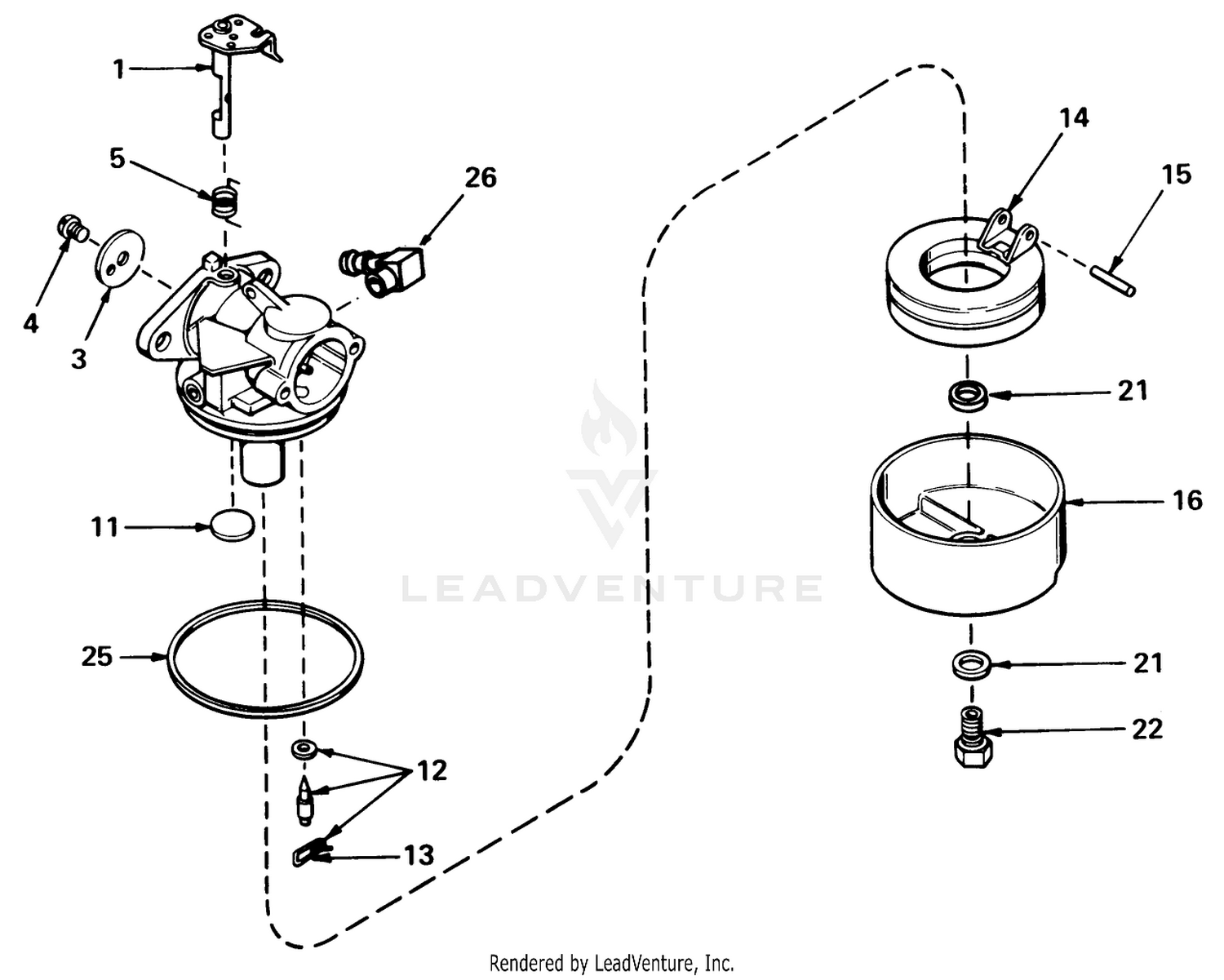 Carburetor No. 631784a