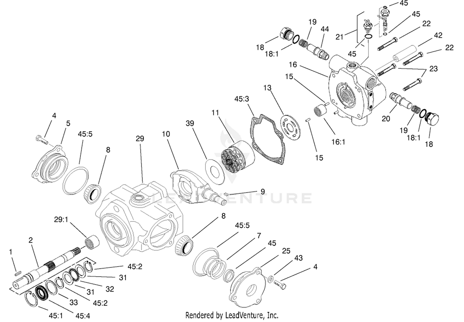 Piston Pump Assembly No. 104-4832