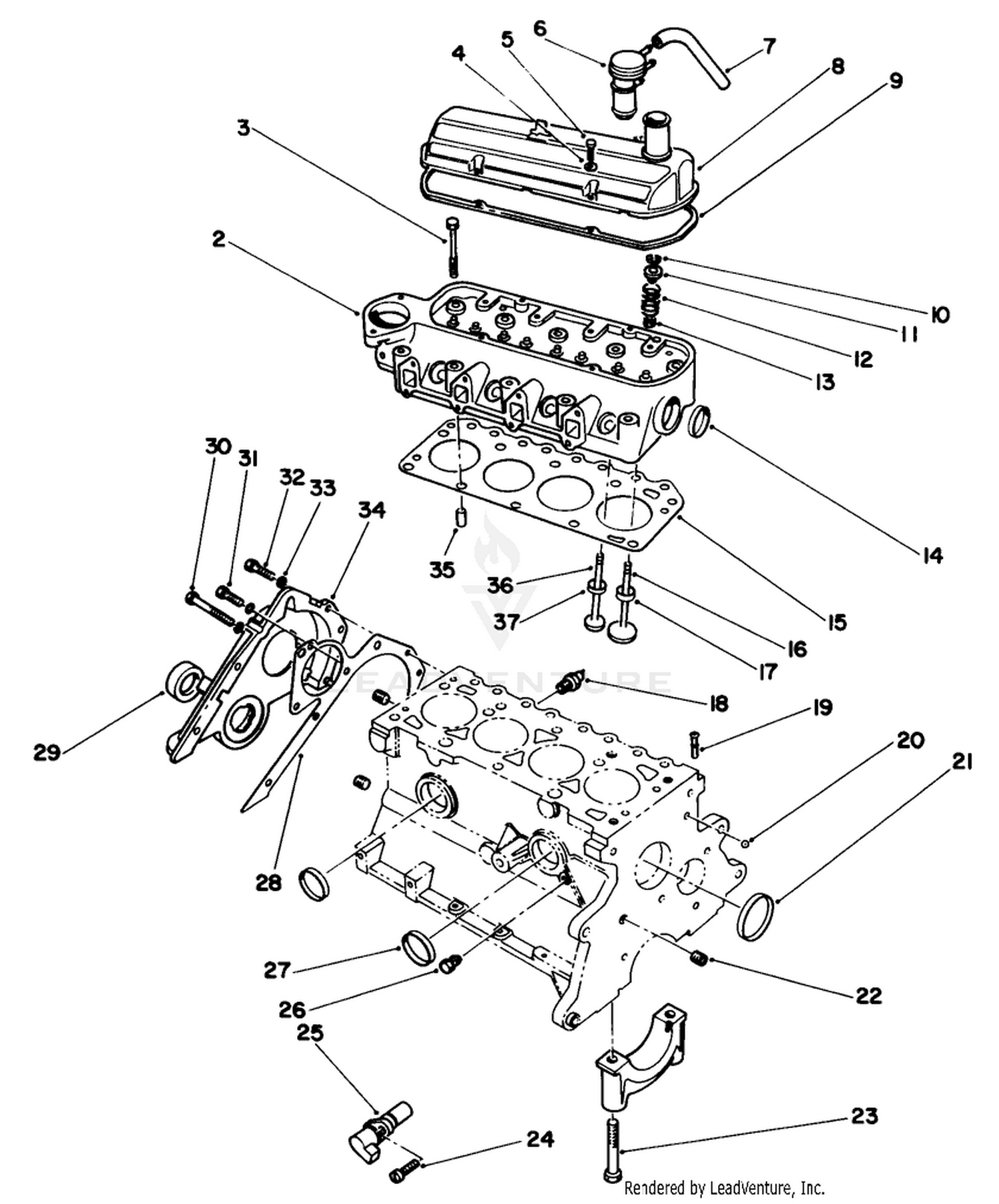 Cylinder Head  Valve Assembly