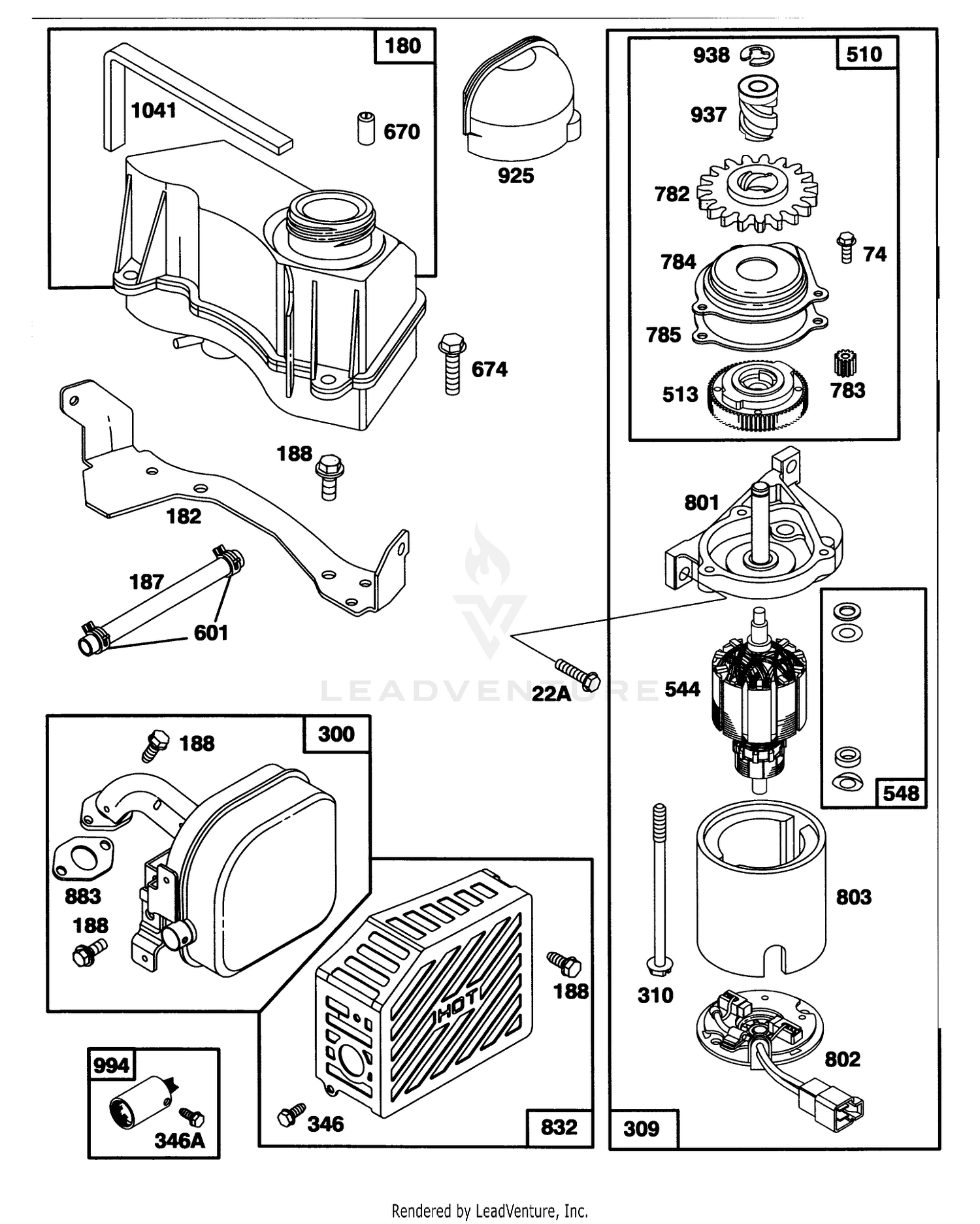 Engine Gts-150 (model No. 20466 Only)(model No. 97777-0110-01) 4