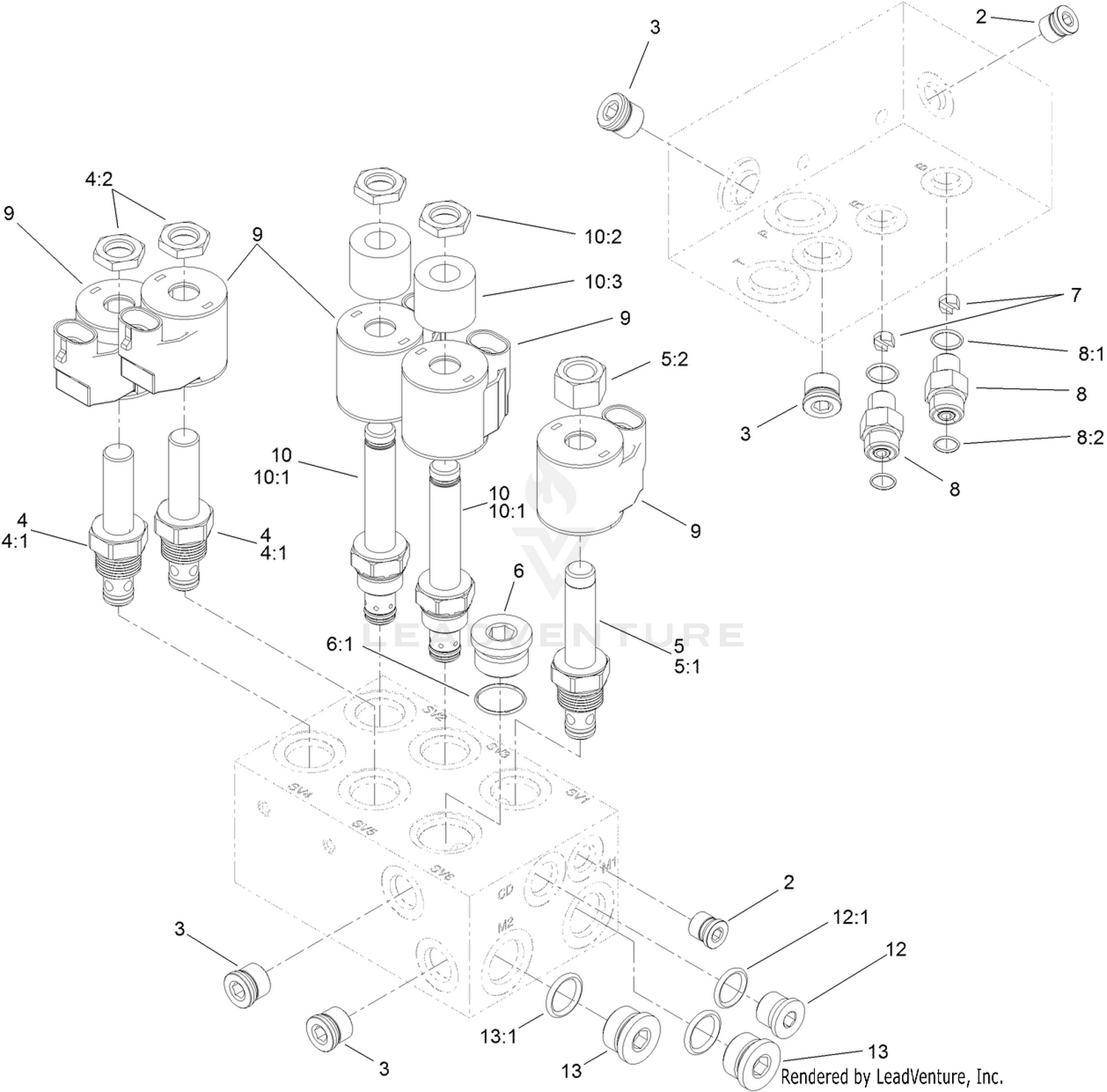 Hydraulic Manifold Assembly No. 112-1493