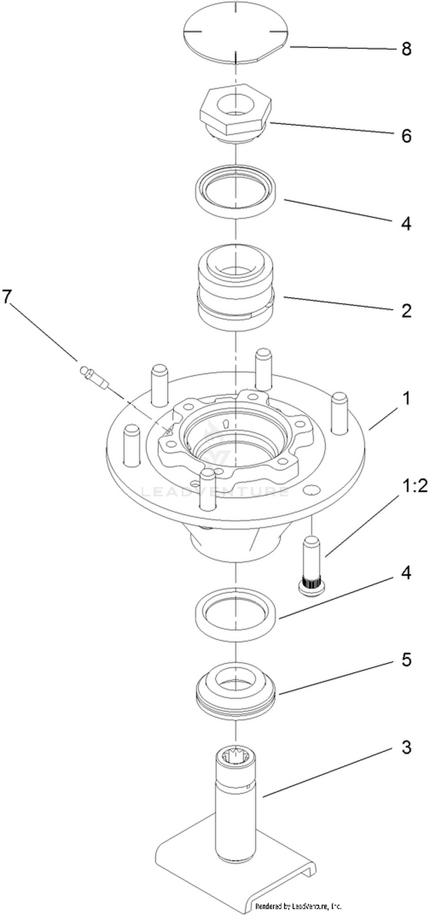Spindle Assembly No. 138-6932