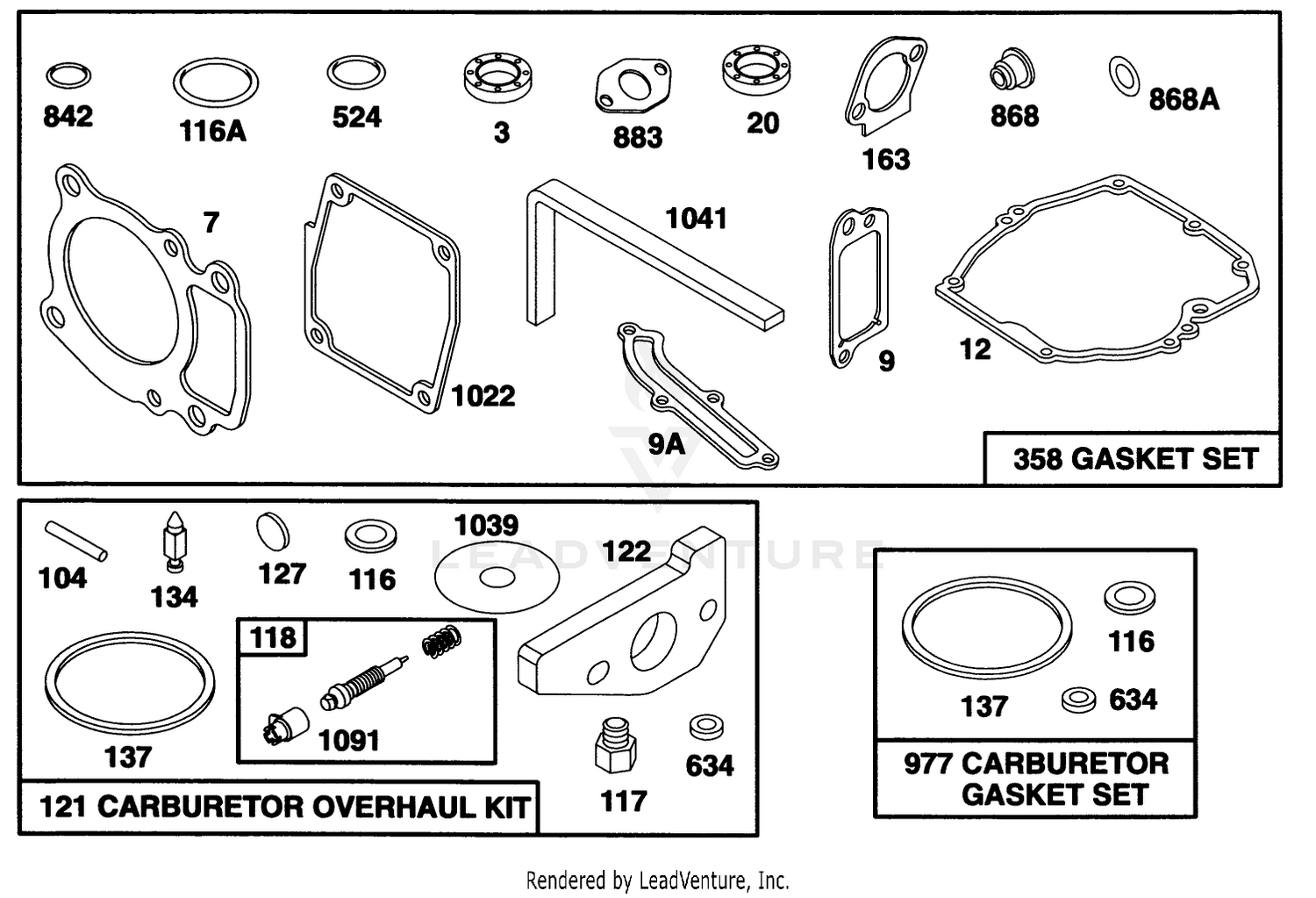 Engine Gts 150 (model No. 20466 Only)(model No. 97777-0311-A1) 9
