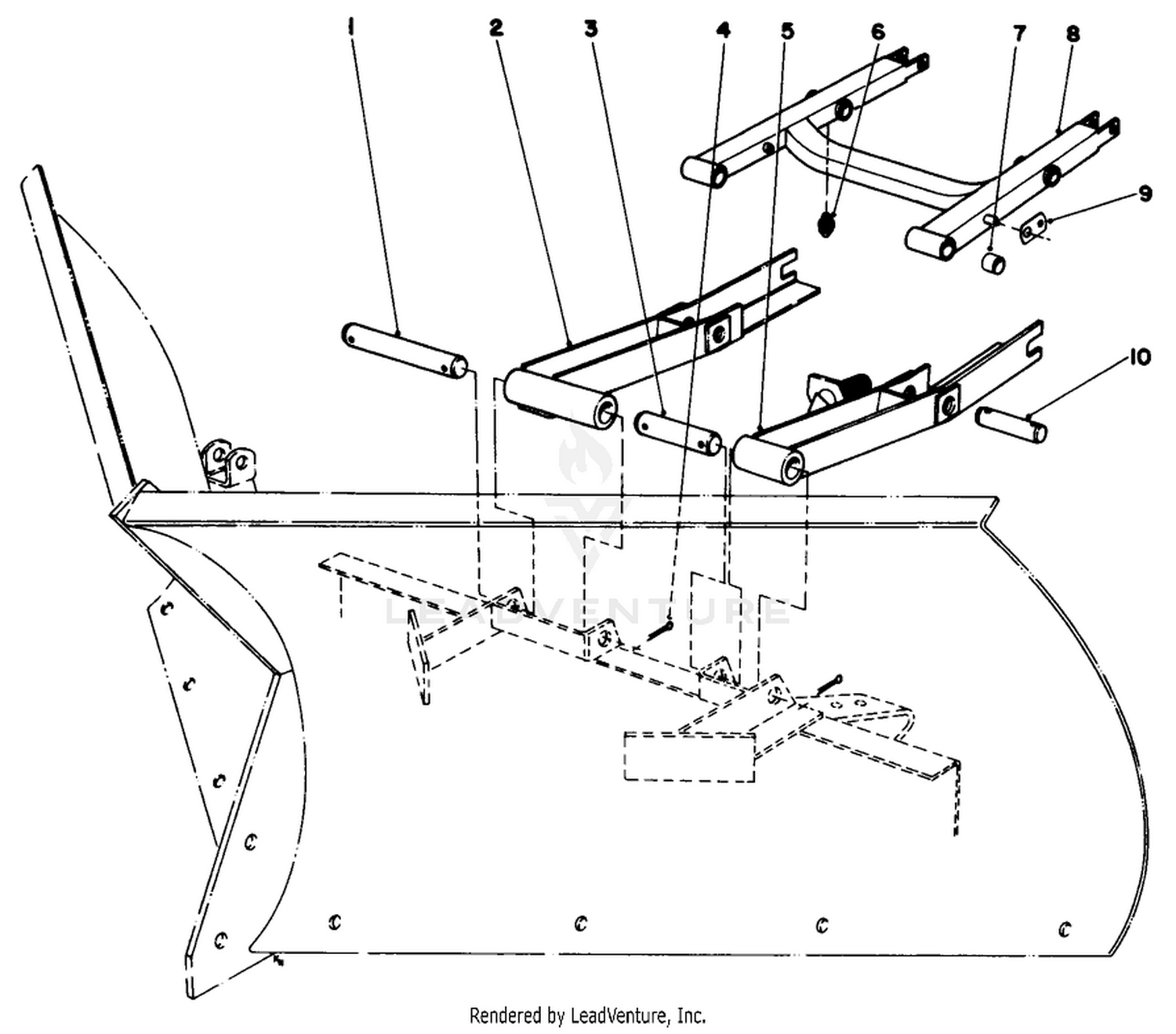 V-Plow Installation No. 30755 (optional)