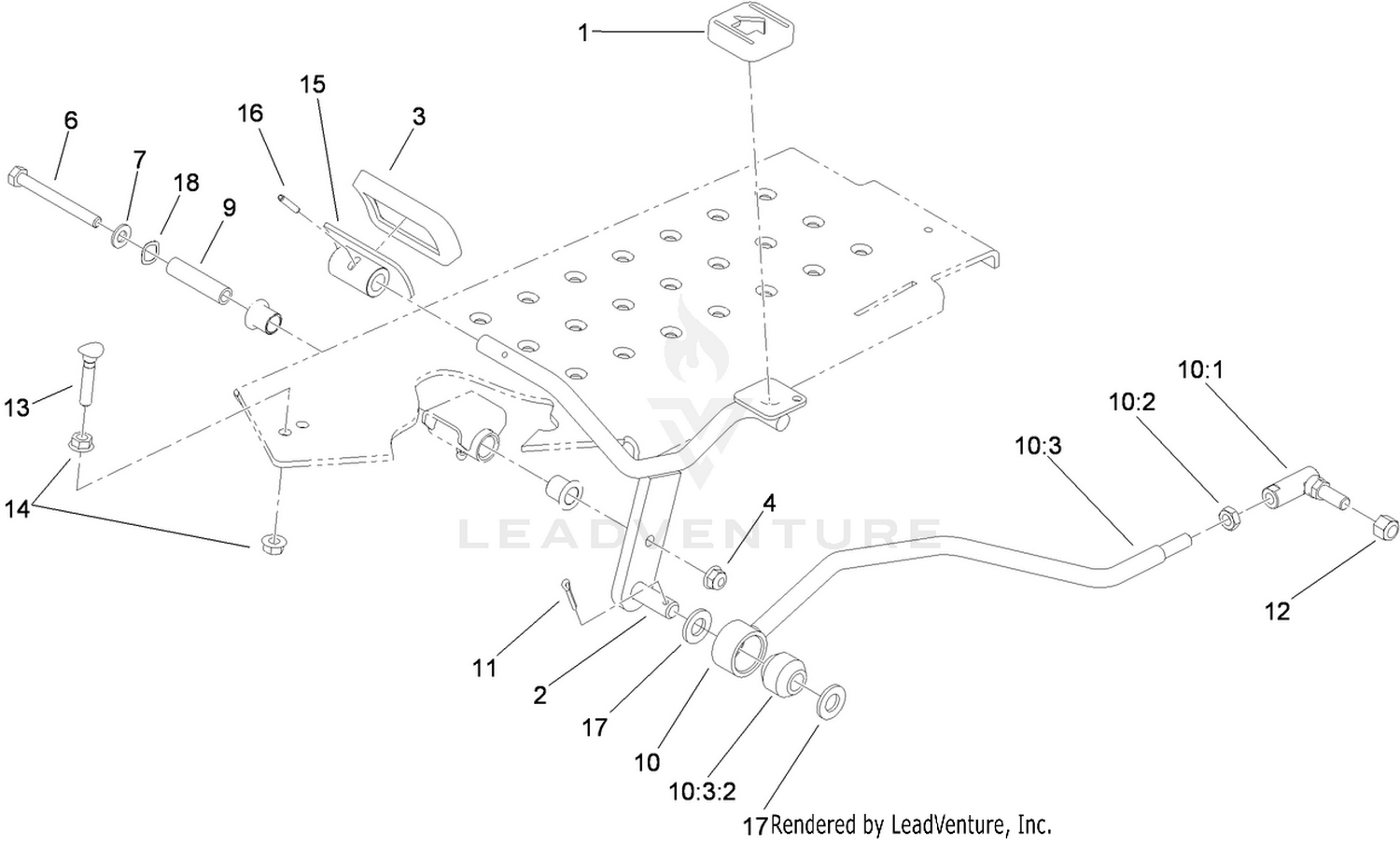 Traction Pedal Assembly