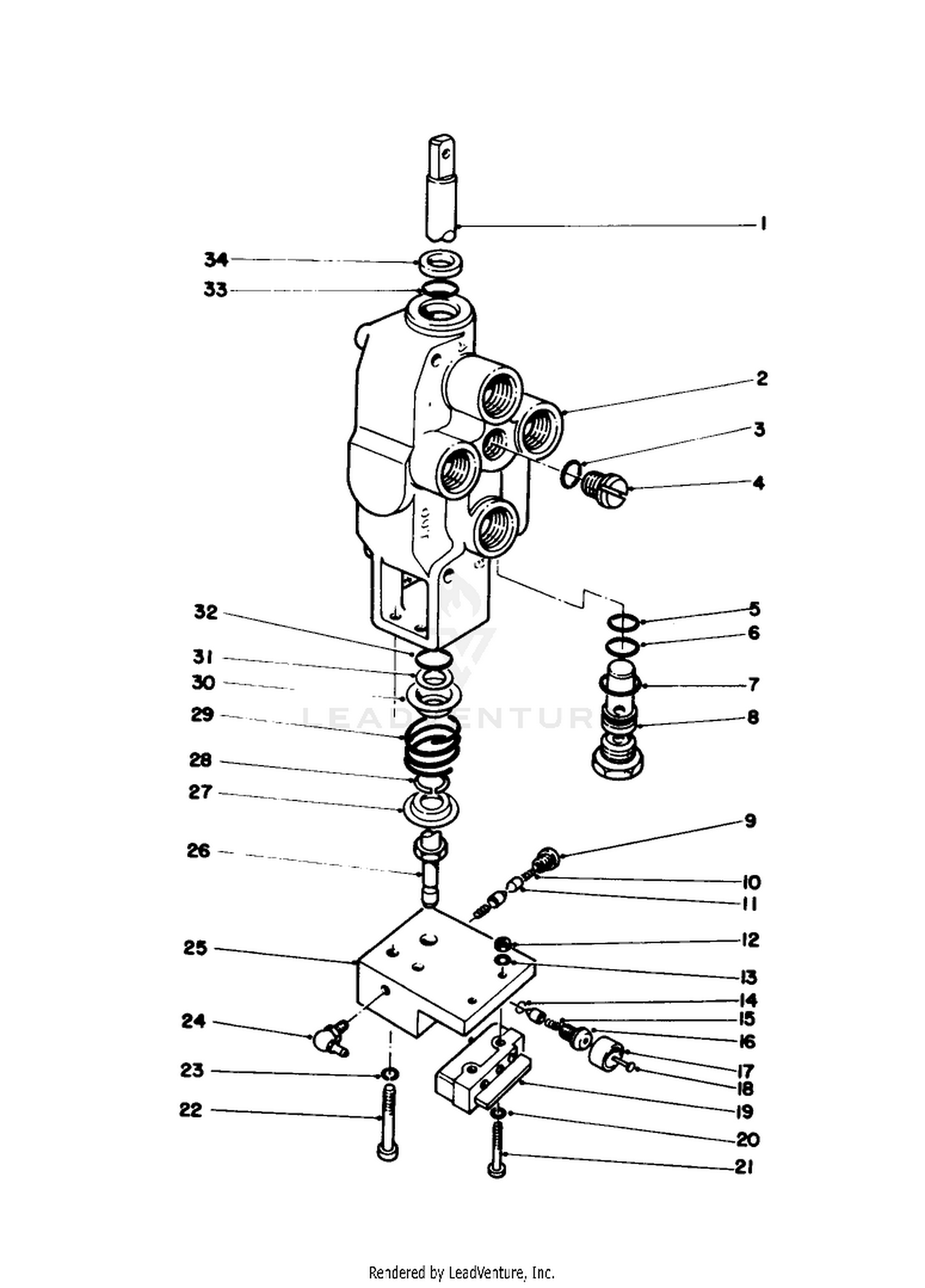 Reel Control Valve Assembly No. 63-4800