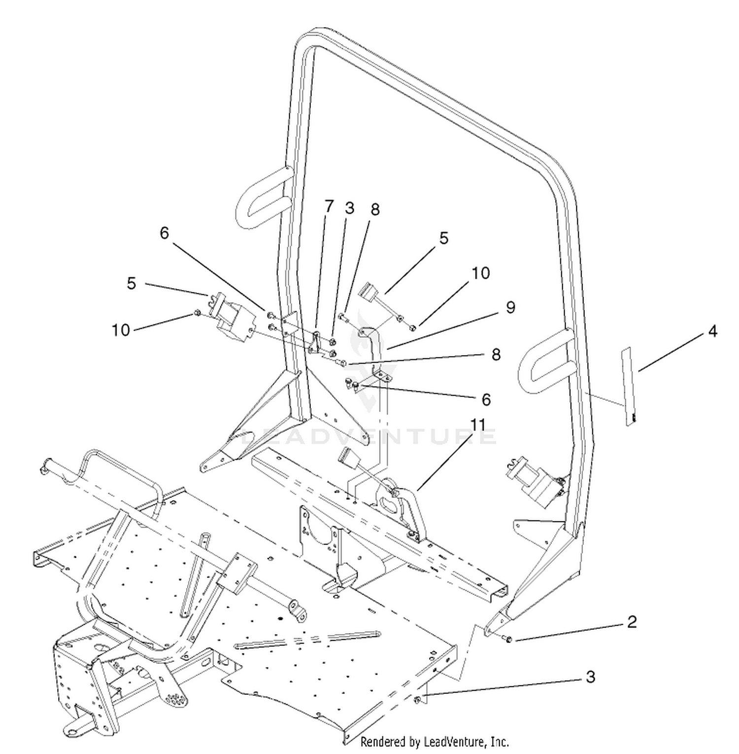 Roll-Over Protection System Assembly