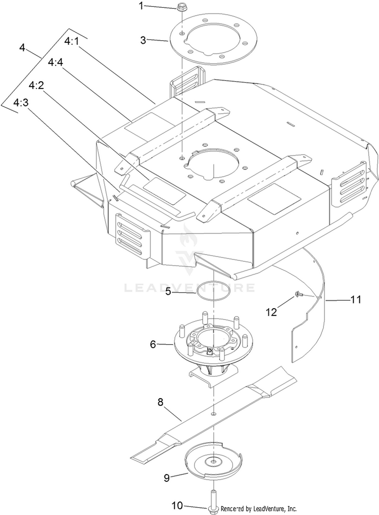 Spindle, Blade and Chamber Assembly