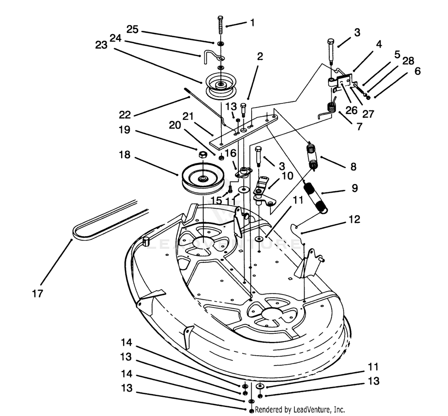 Brake Assembly (38" Cutting Unit)