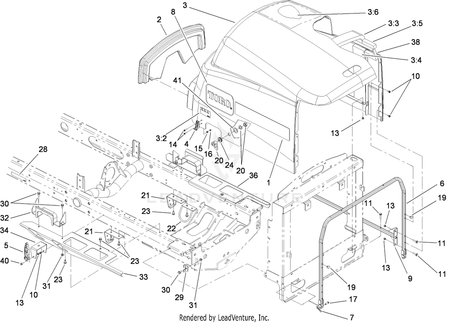 Hood and Body Panel Assembly