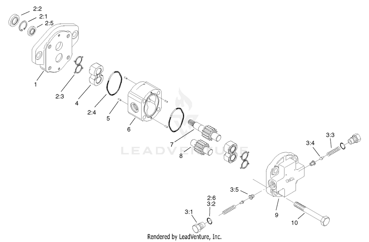 Hydraulic Motor Assembly No. 105-9820