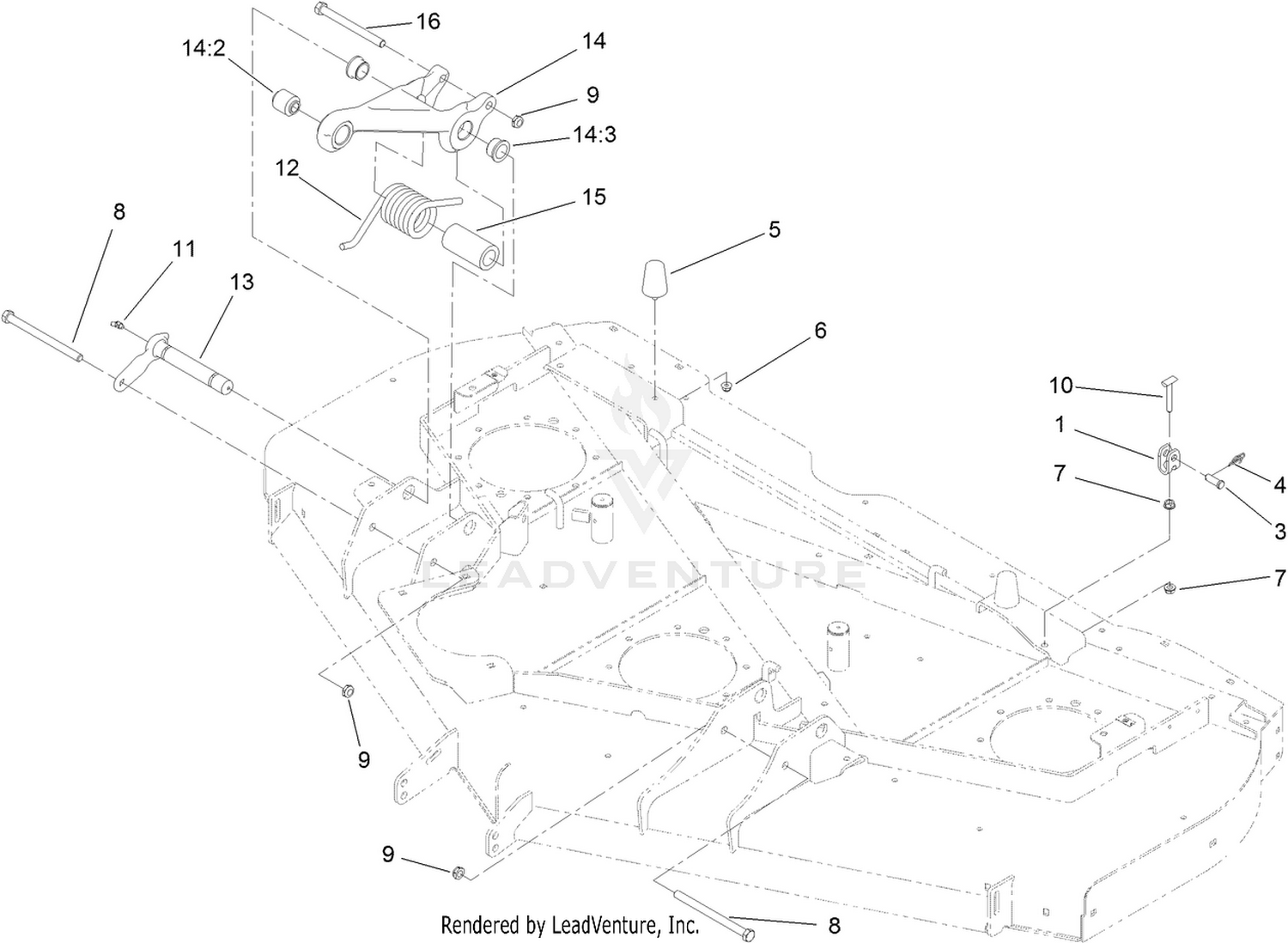 Adjustment Link and Bumper Assembly