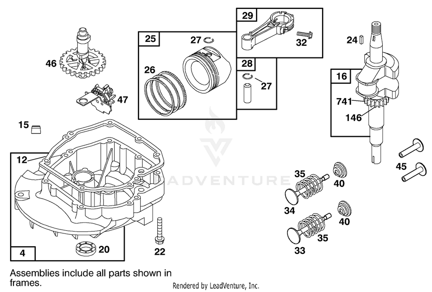 ENGINE BRIGGS  STRATTON MODEL 12H802-1766-E1 2