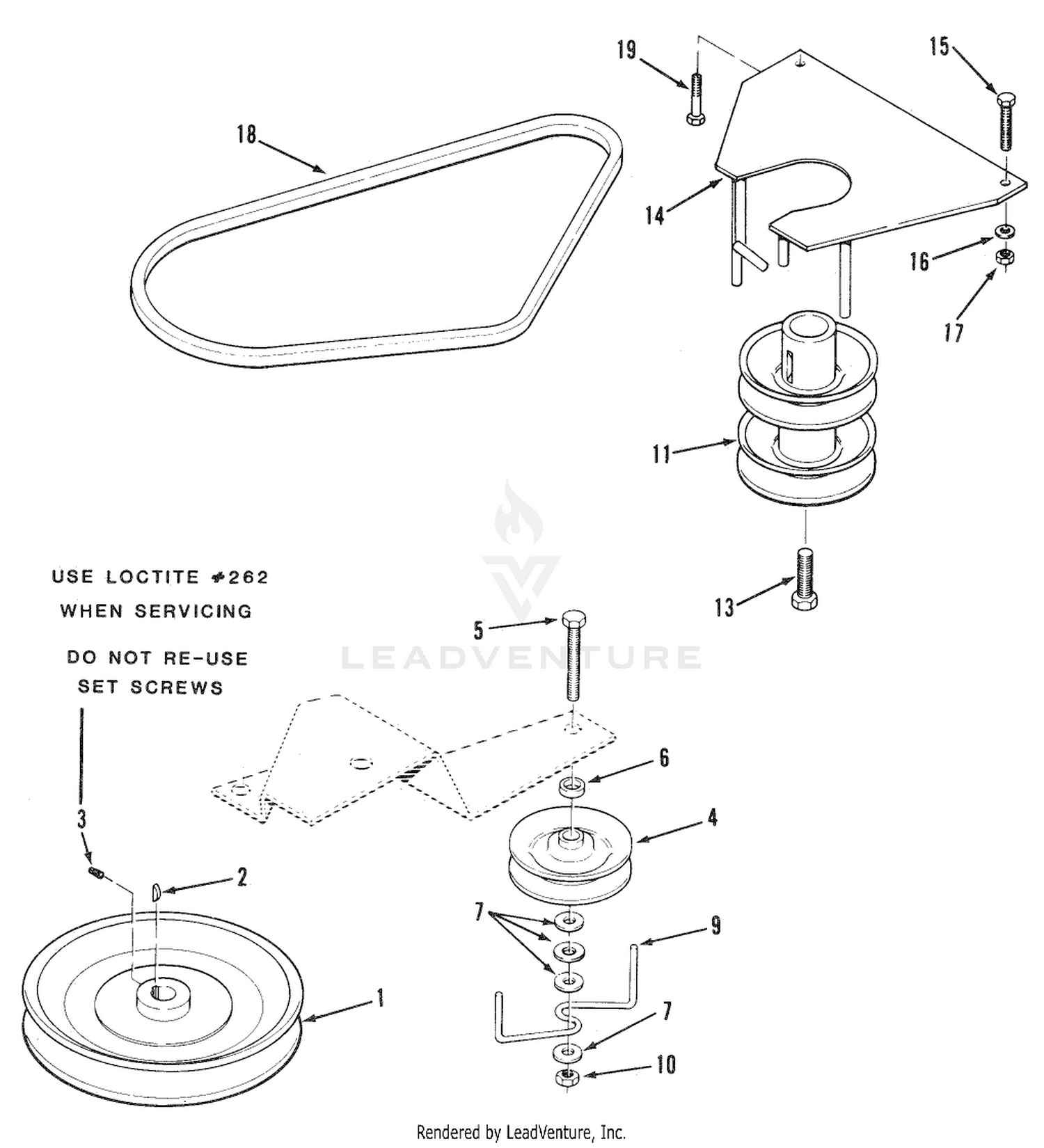 SECTION 10-DRIVE BELT AND PULLEYS