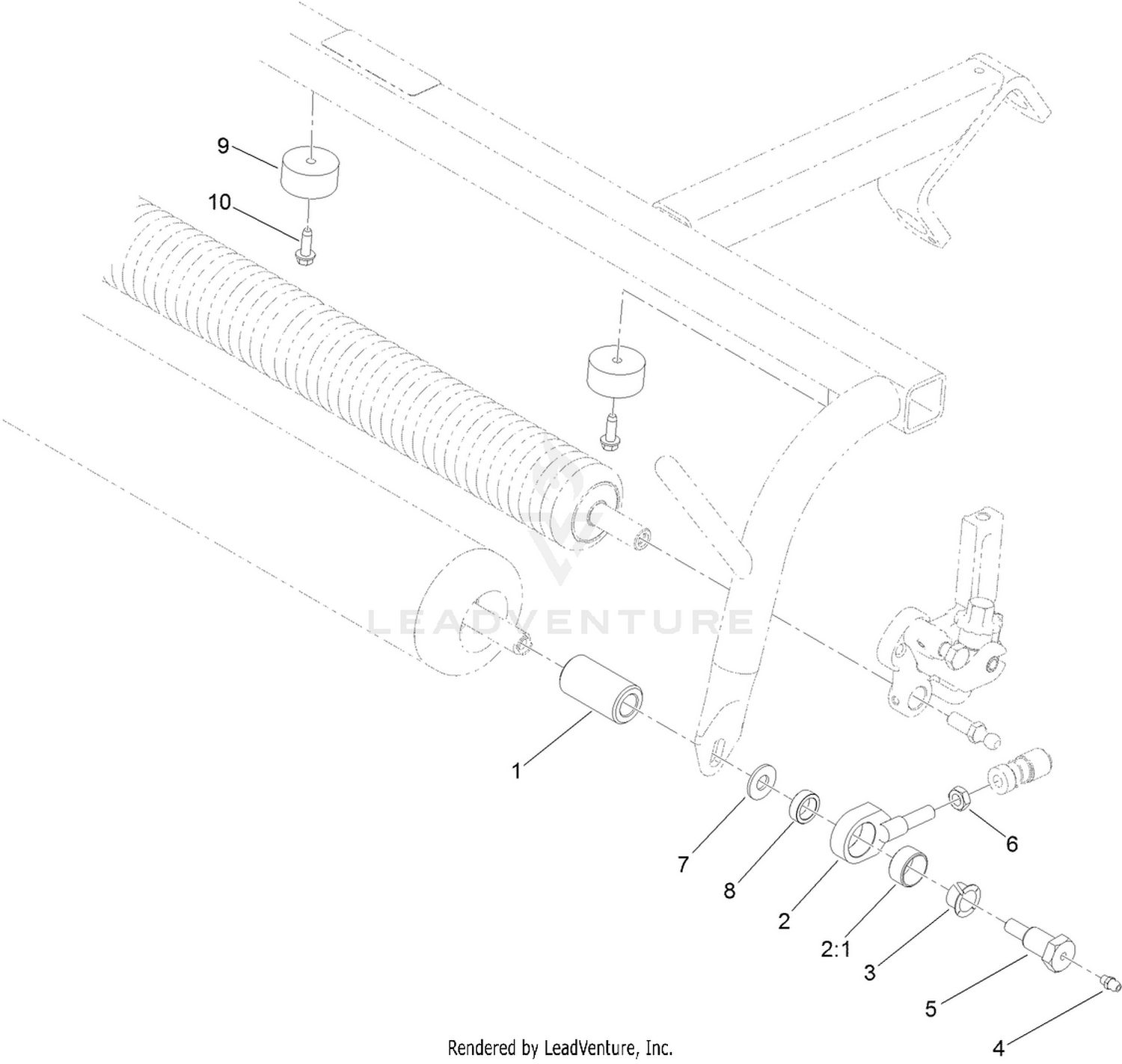 Groomer Pull Link Kit Assembly No. 138-4976
