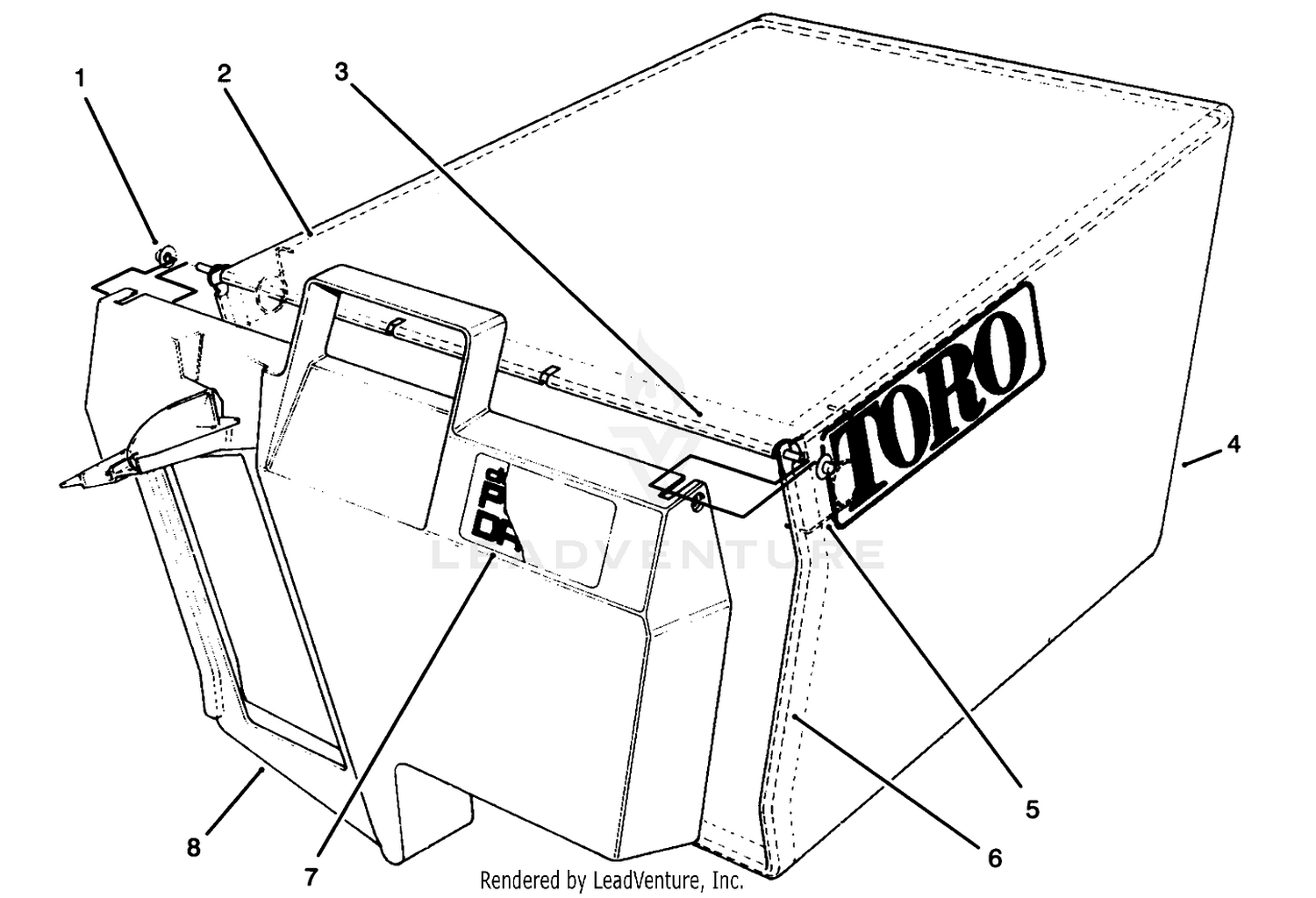 Grass Bag Assembly No. 11-0189