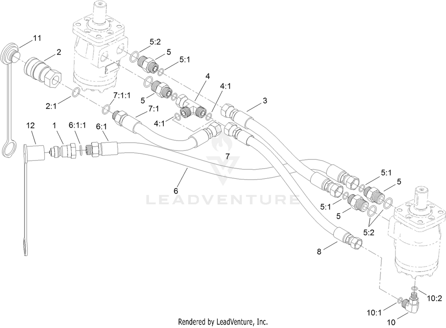 Twin Spinner Hydraulic Assembly