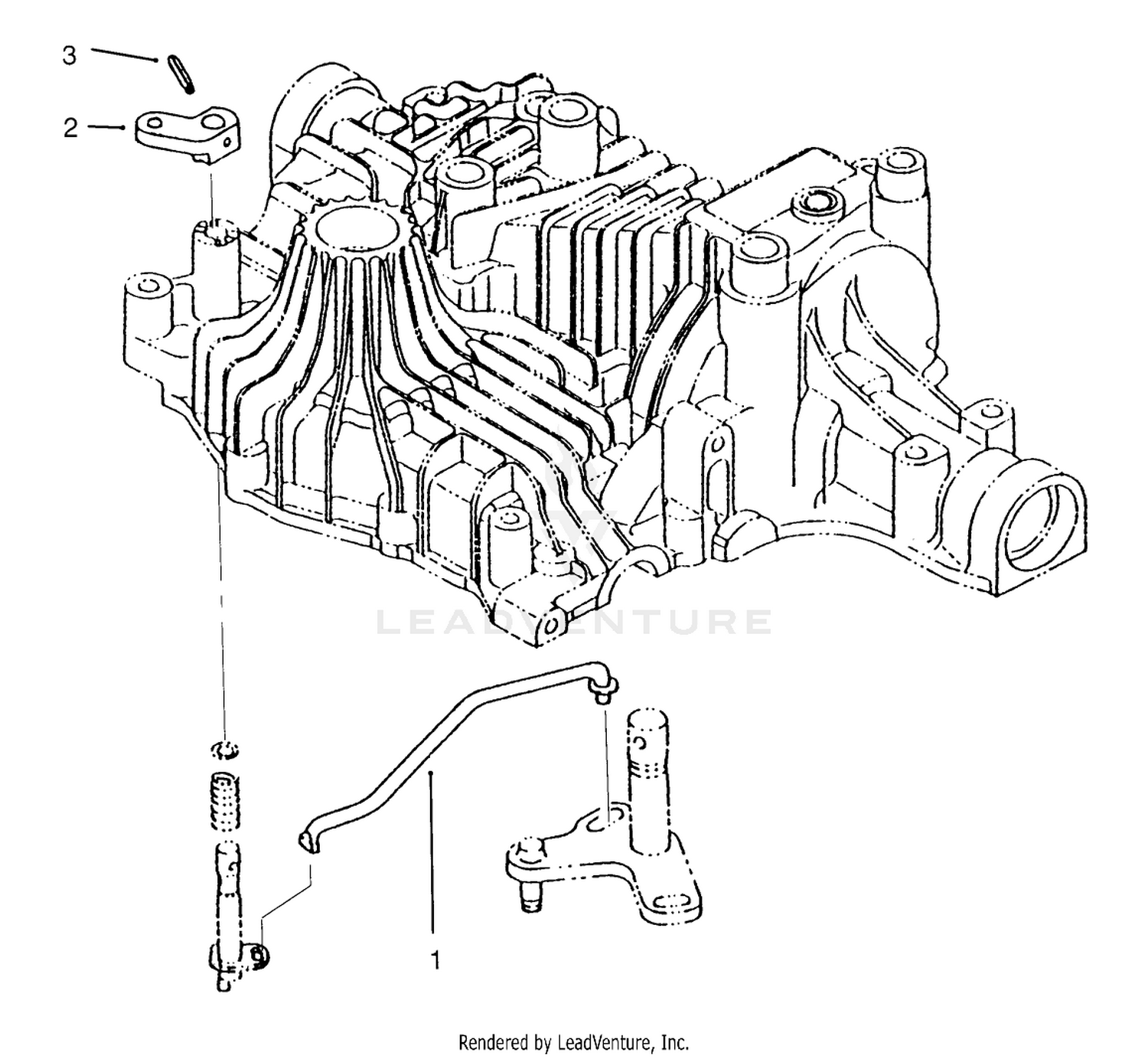 Bypass Return Tuff Torq Transmission K61 (toro)