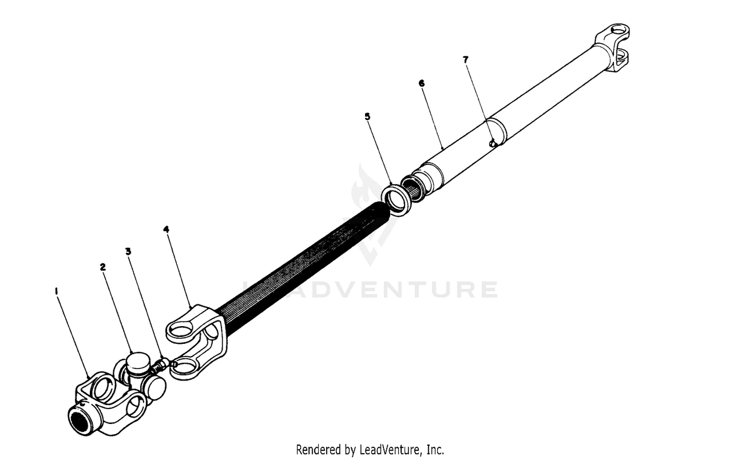 Drive Shaft Assembly No. 21-3090
