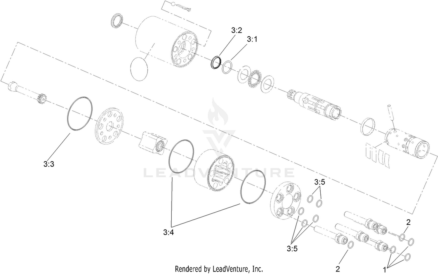 Steer Valve Assembly No. 117-0707