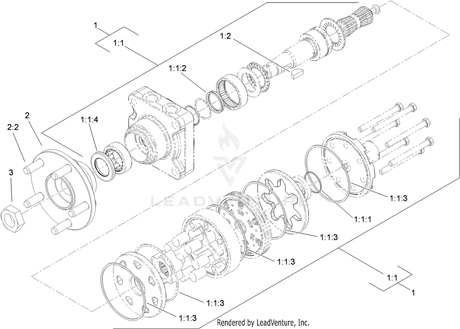 RH Wheel Motor Assembly