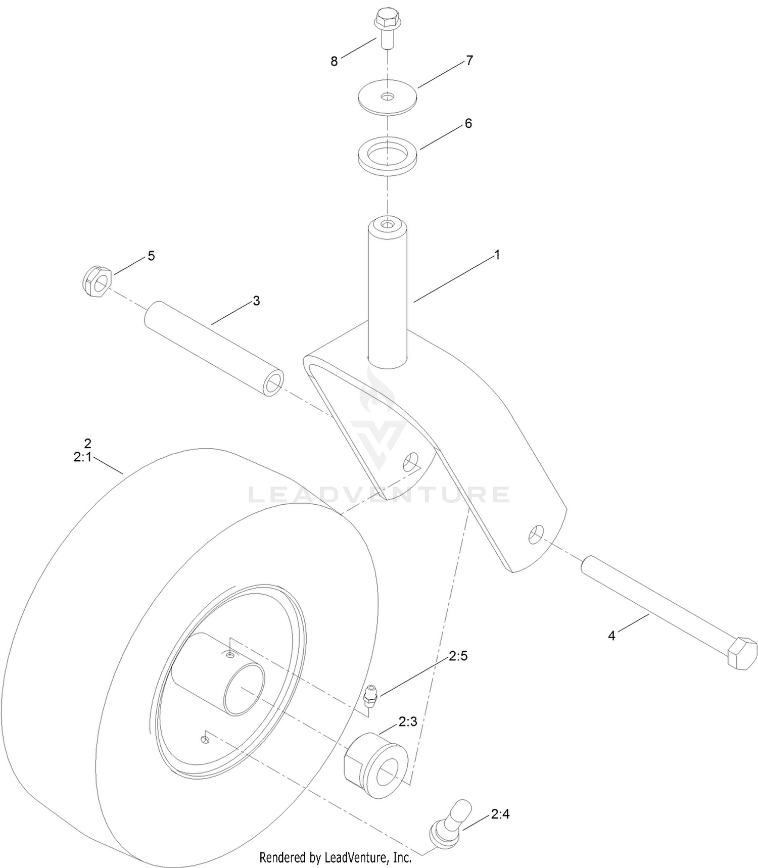 Caster Wheel Assembly