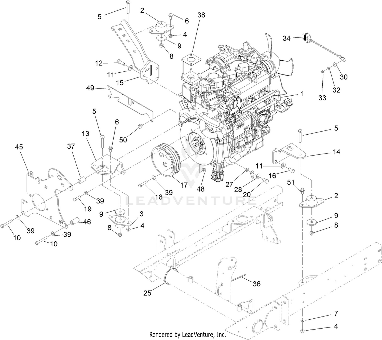 Engine Installation Assembly
