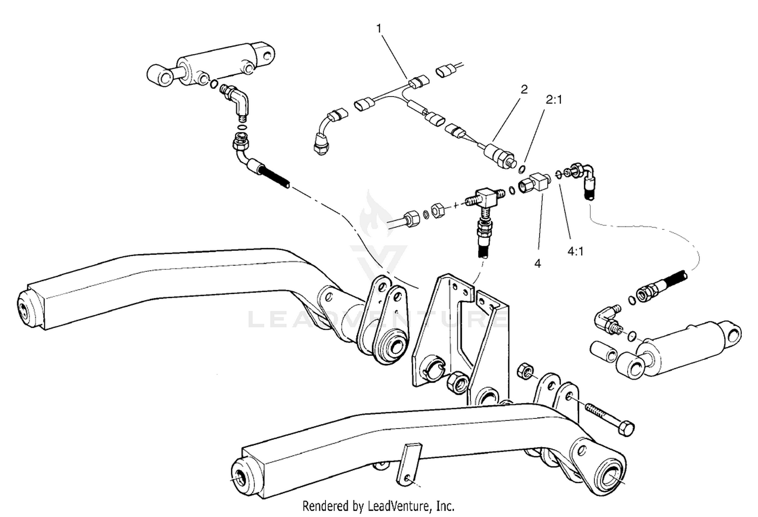 Front Deck Pressure Switch Assembly