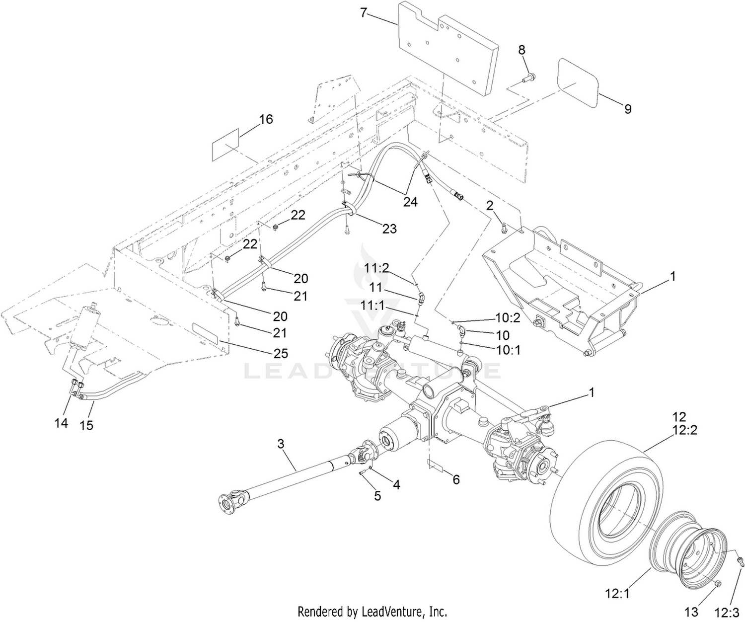 Rear Drive Installation Assembly
