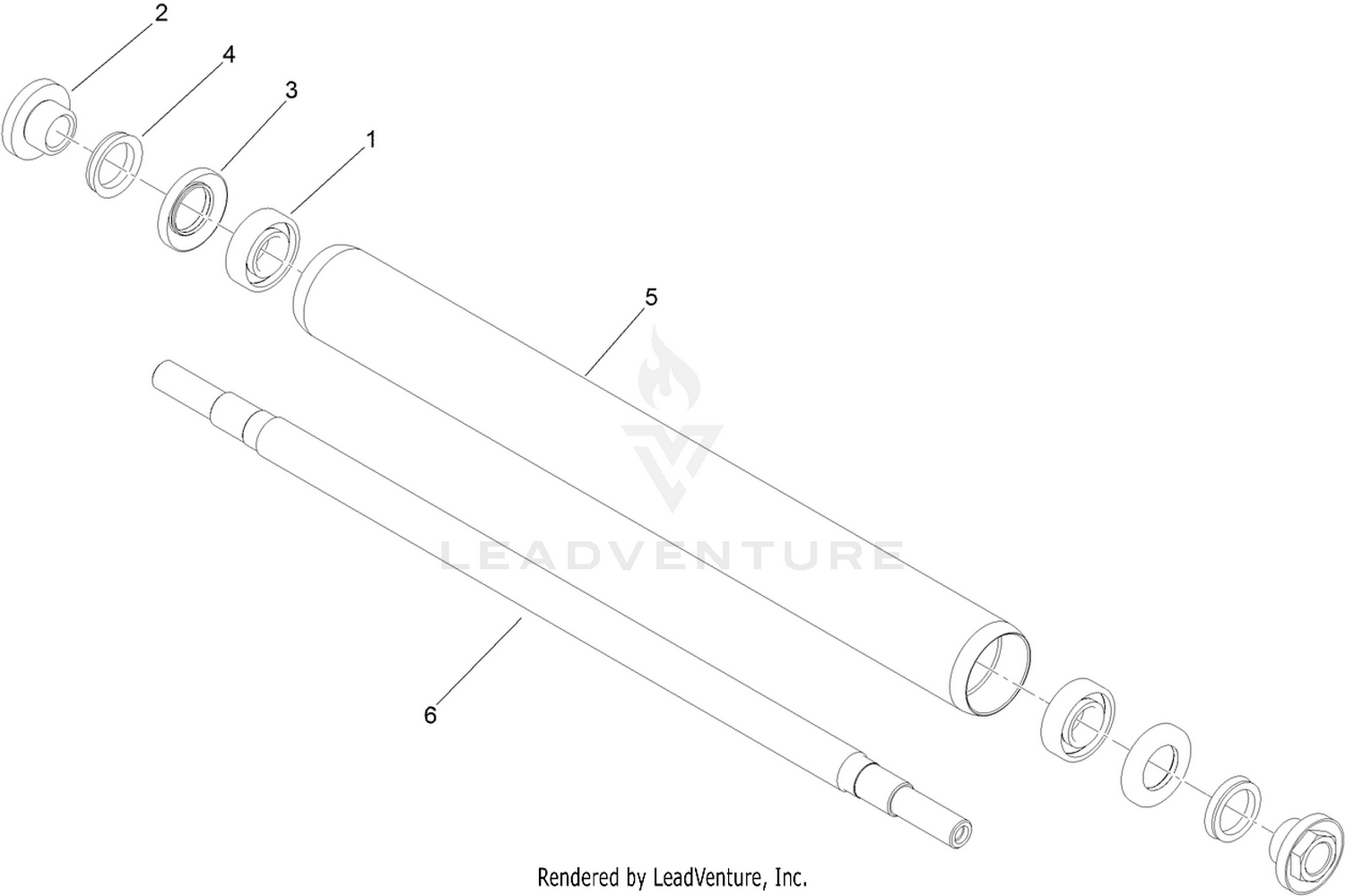 Full Roller Assembly No. 120-9606